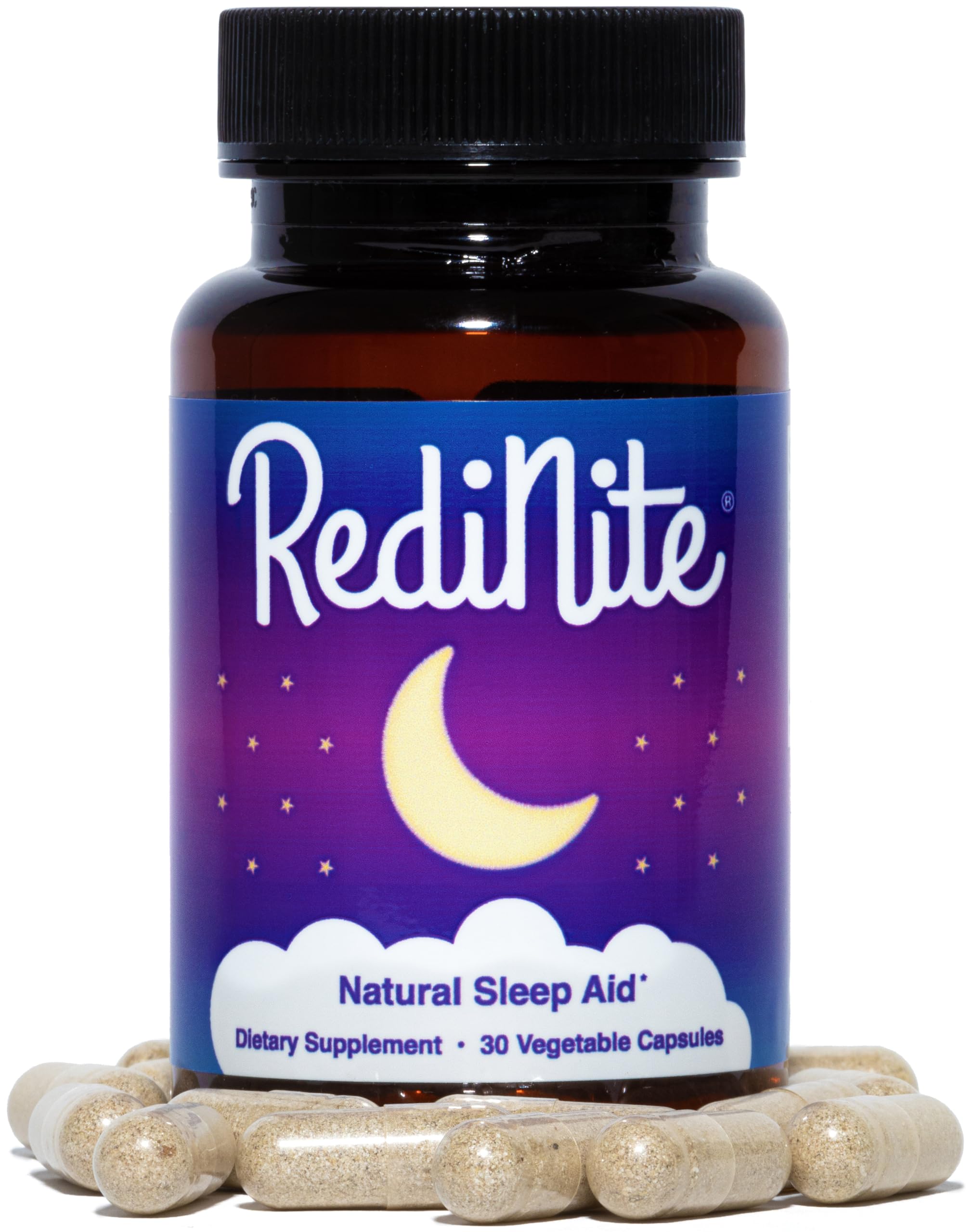 RediNite Natural Sleep Aid Supplement for Calm, Restful Nights, Vegan