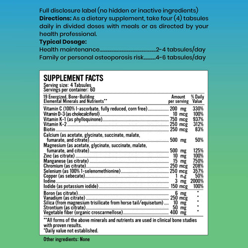 Alkaline for Life Alkalizing Minerals+ | Bioavailable Calcium, Magnesium & Potassium | pH Balance Support | Citrate, Malate & Glycinate Forms | No Fillers | Gluten-Free, Non-GMO | 100 Count Tabsules