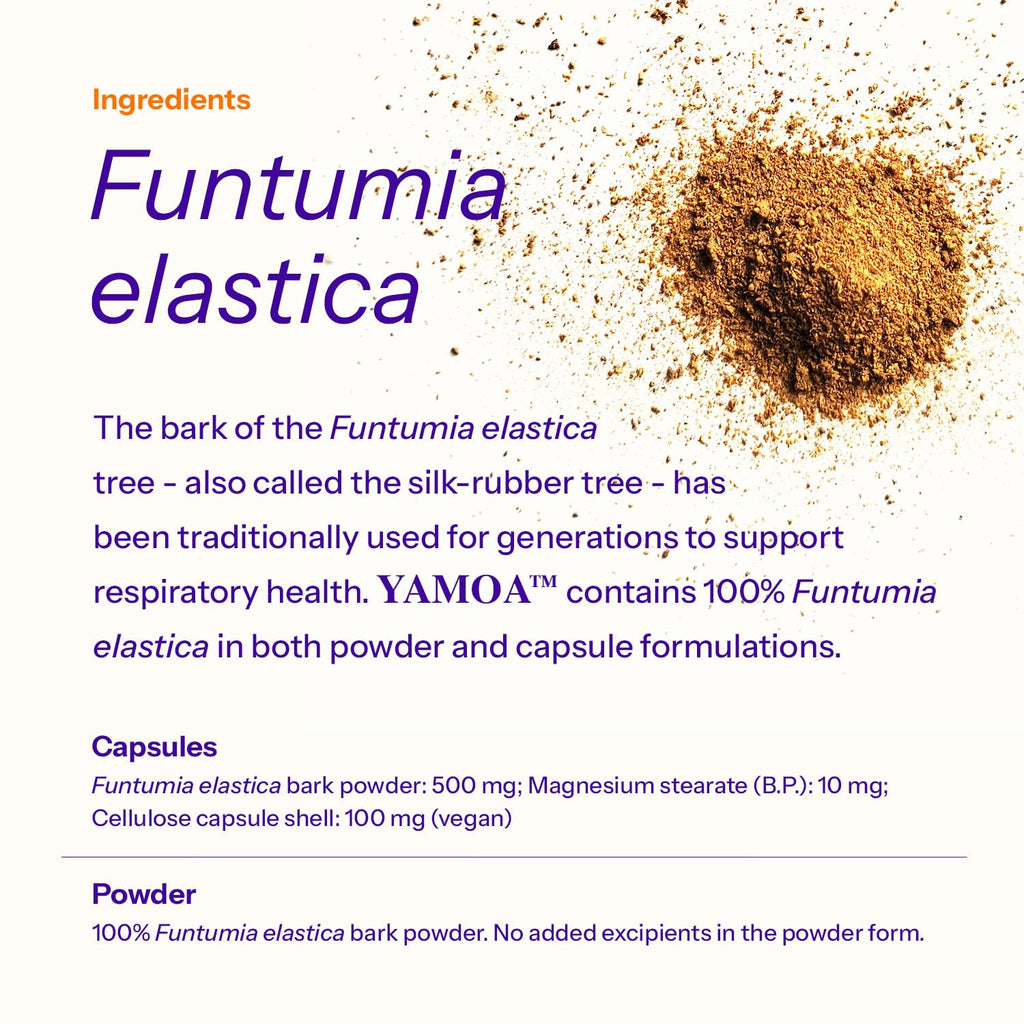 Yamoa Funtumia Elastica Capsules. Vegan. (60 Capsules)