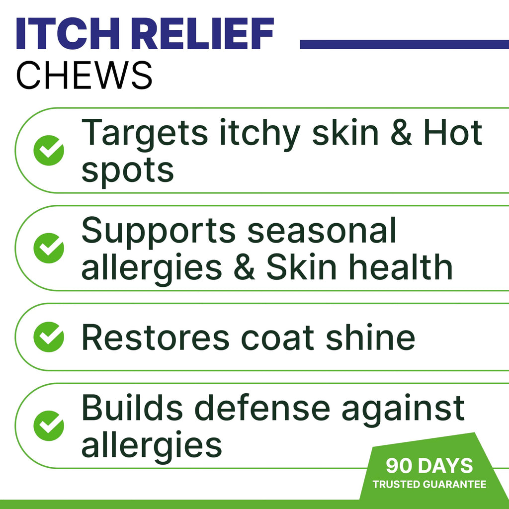 PAWSENTIAL Allergy Relief Dog Chews - Itchy Skin Relief w/Probiotics + Omega 3 + Colostrum - Seasonal Allergies - Anti-Itch Treats - Skin&Coat + Immune Supplement - Made in USA - Chicken Flavor -180Ct