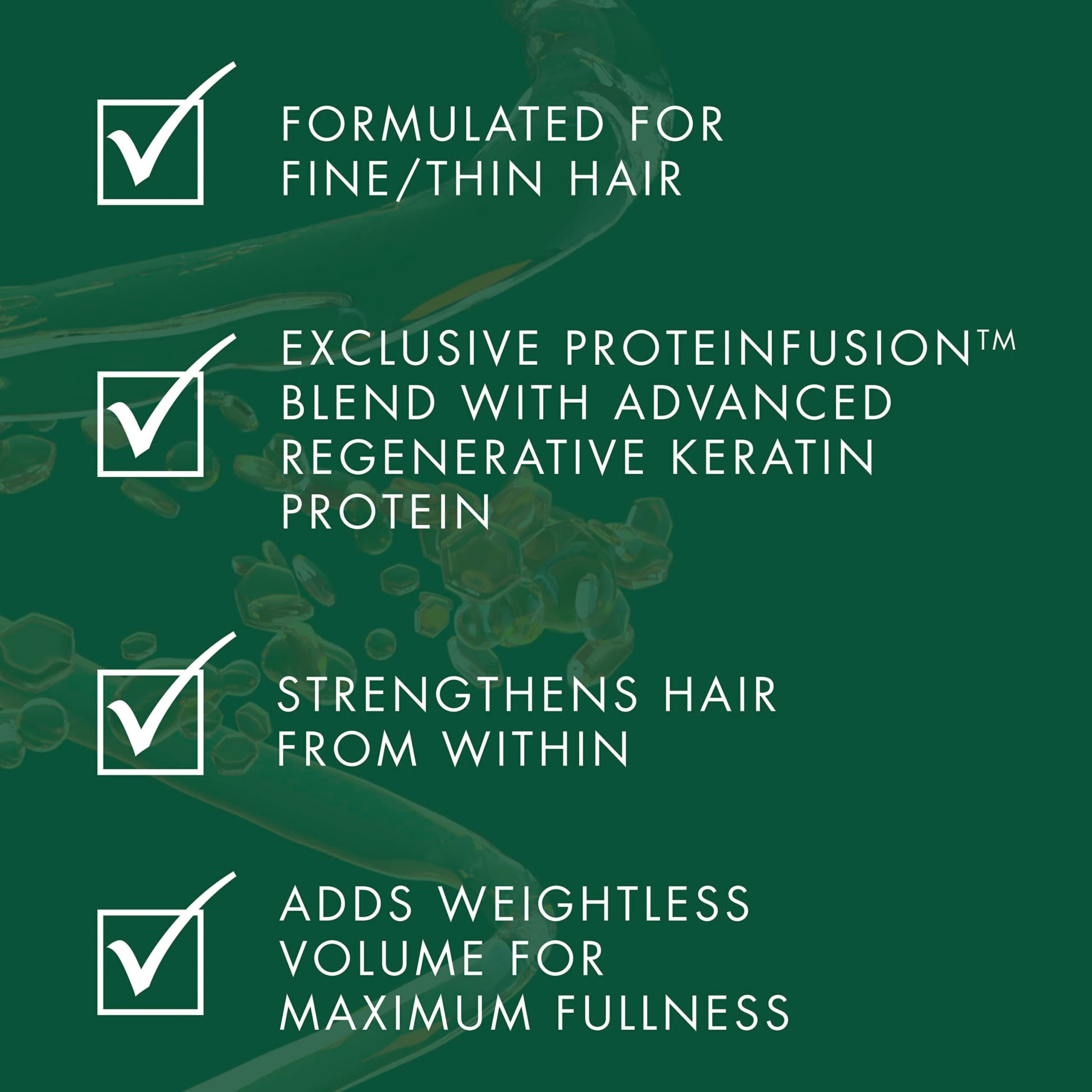 Nexxus Unbreakable Care Shampoo, Conditioner, and Leave-In Spray 3 Pack For Fine and Thin Hair with Keratin, Collagen, Biotin