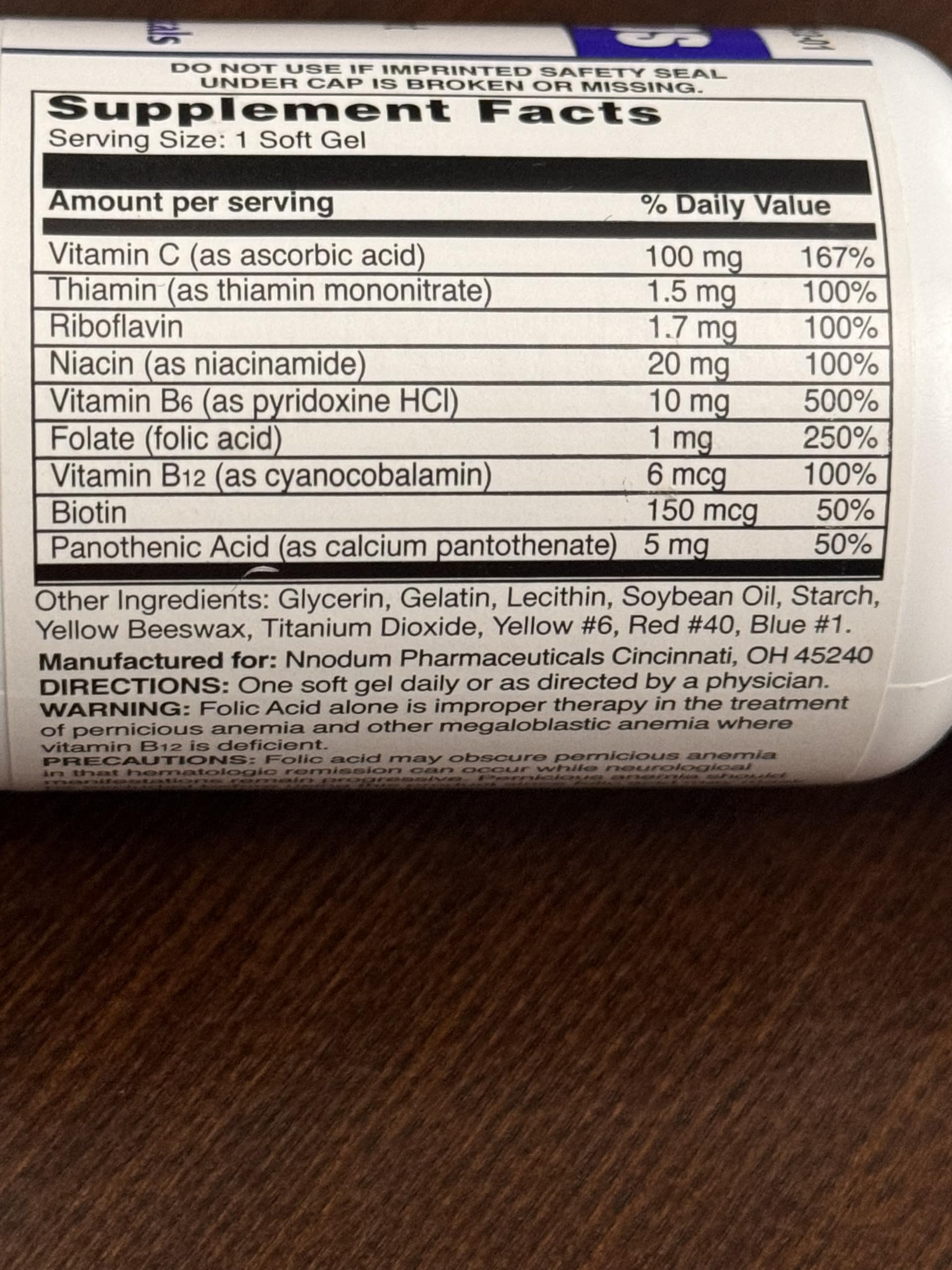 Reno Cap Softgel Capsules, Botanical Blend Formula, 60 Count