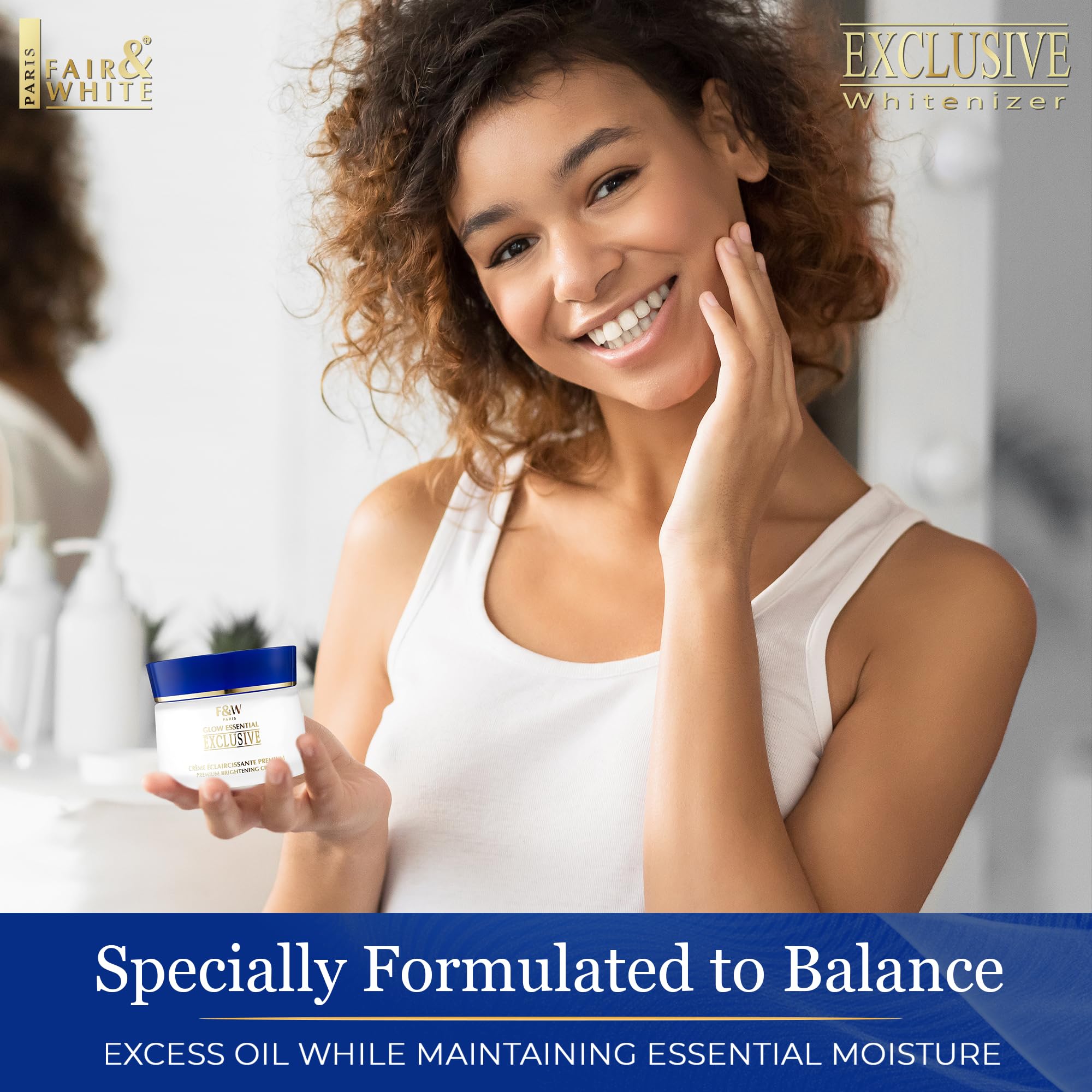 Fair & White Exclusive Fade Face & Body Cream, 200ml / 6.76fl.oz.