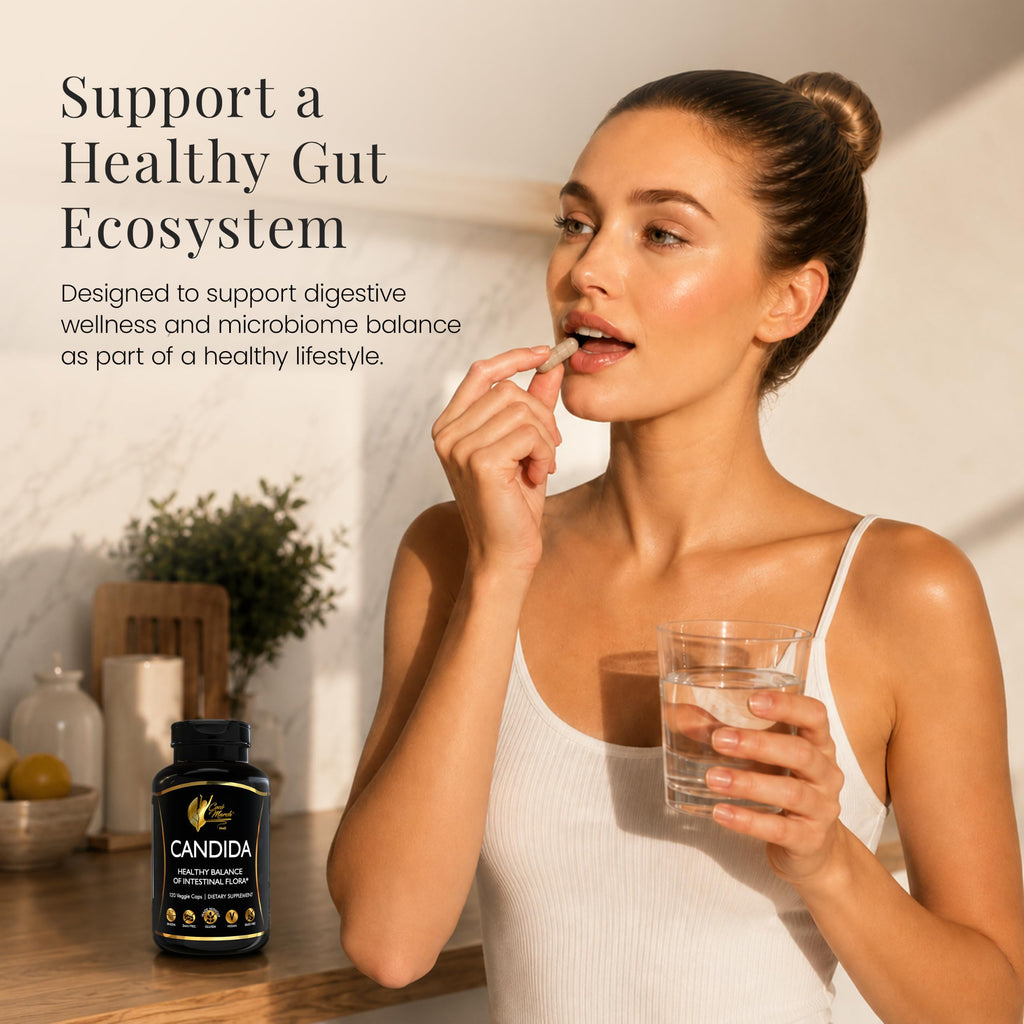 Cocó March N.M.D Candida Cleanse – 30 Day Herbal Detox Cleansing with Digestive Enzymes for Gut Health & Immune Support – Gluten Free, Vegan, Non-GMO, Dairy Free, Soy Free – 120 Veggie Caps