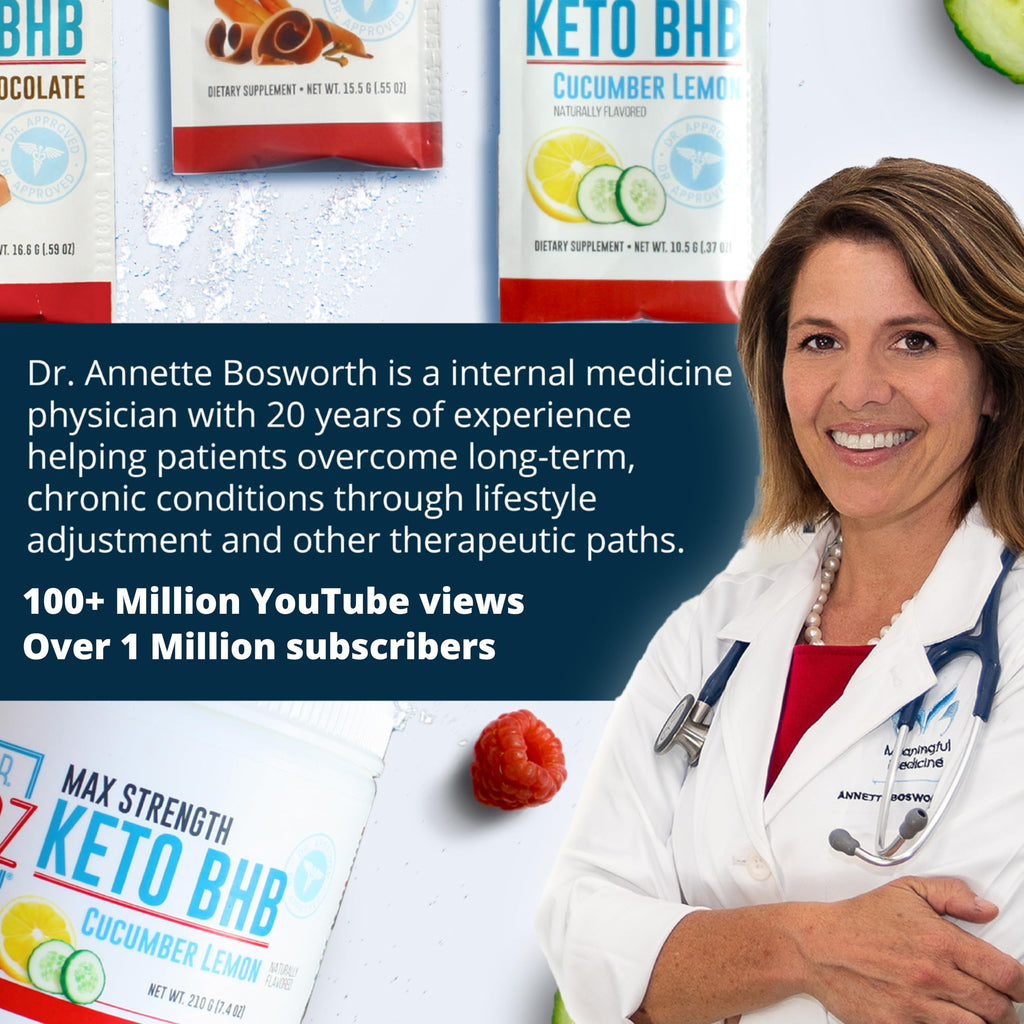 Dr. Boz Keto BHB Powder, Mexican Chocolate Spice Exogenous Ketones, 20 Ct