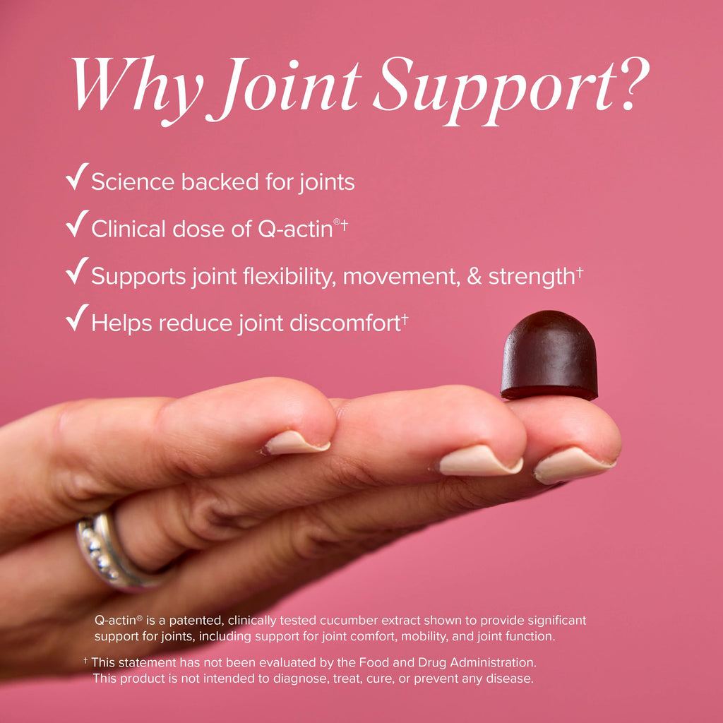 Isagenix Joint Support - Science-Backed, Natural Ingredients to Help with Joint Flexibility, Mobility, and Strength - Raspberry Flavor - 30 Gummies