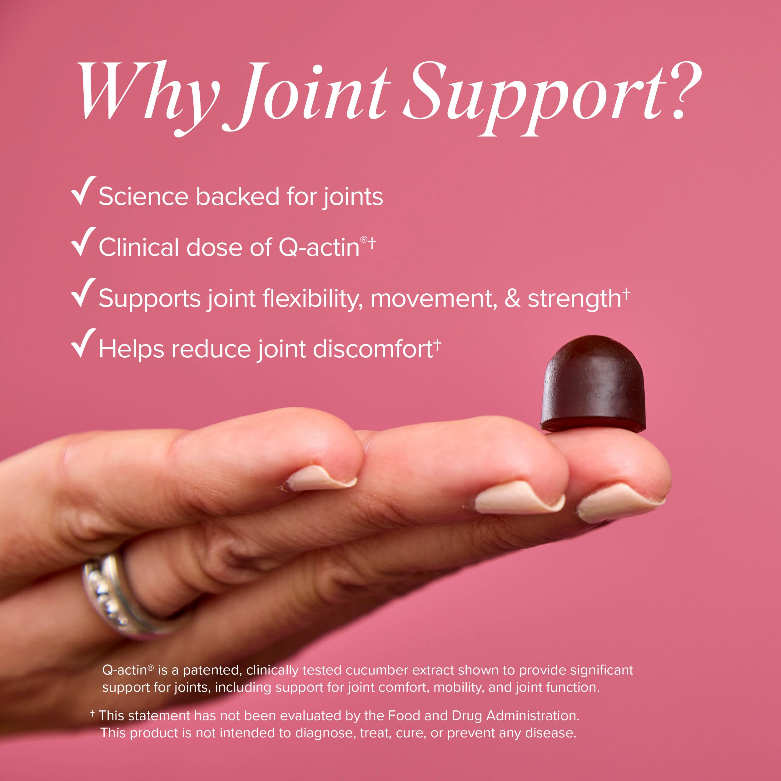 Isagenix Joint Support - Science-Backed, Natural Ingredients to Help with Joint Flexibility, Mobility, and Strength - Raspberry Flavor - 30 Gummies