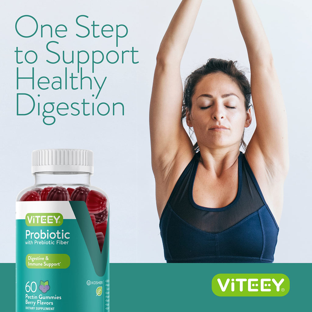 Viteey Probiotic Gummies with Prebiotics