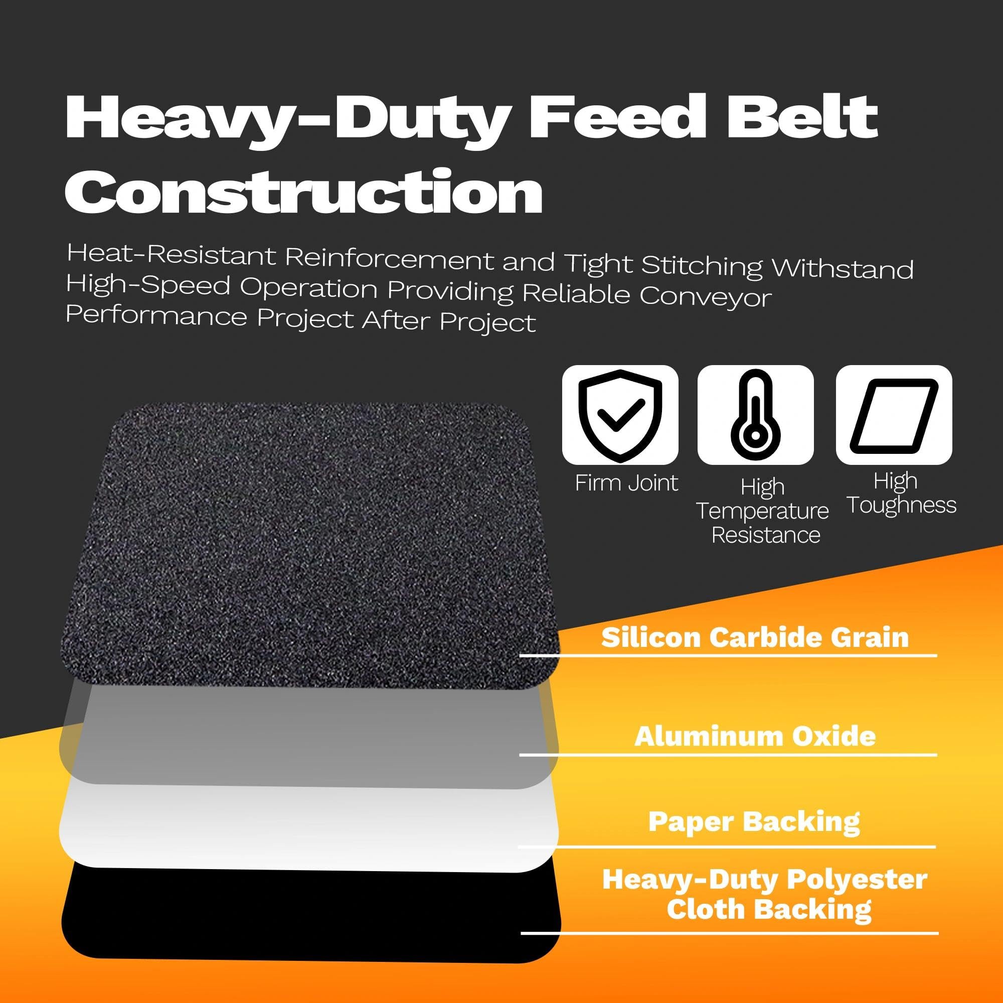 UKIAF Drum Sander Conveyor Belt 120 Grit for JET & Performax 10-20 Plus Drum Sander and JWDS-1020 Size 10-1/4in x 32-5/32in