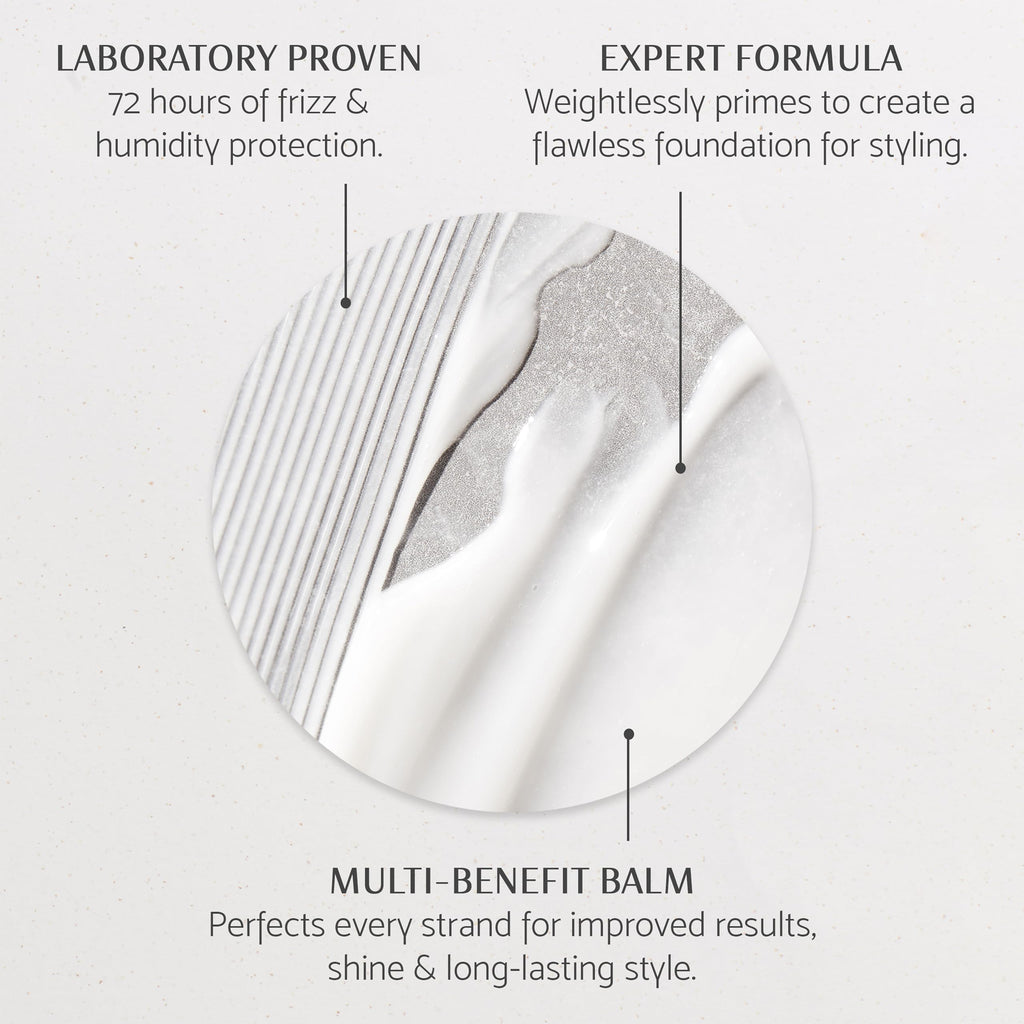 Percy & Reed Wonder Balm Hair Primer 75ml, Anti Frizz Hair Products, 72 Hour Humidity Control, Tames Flyaways, Conceals Split Ends, Boosts Shine, Silicone Free, Glossy Finish, I Need A Hero Collection