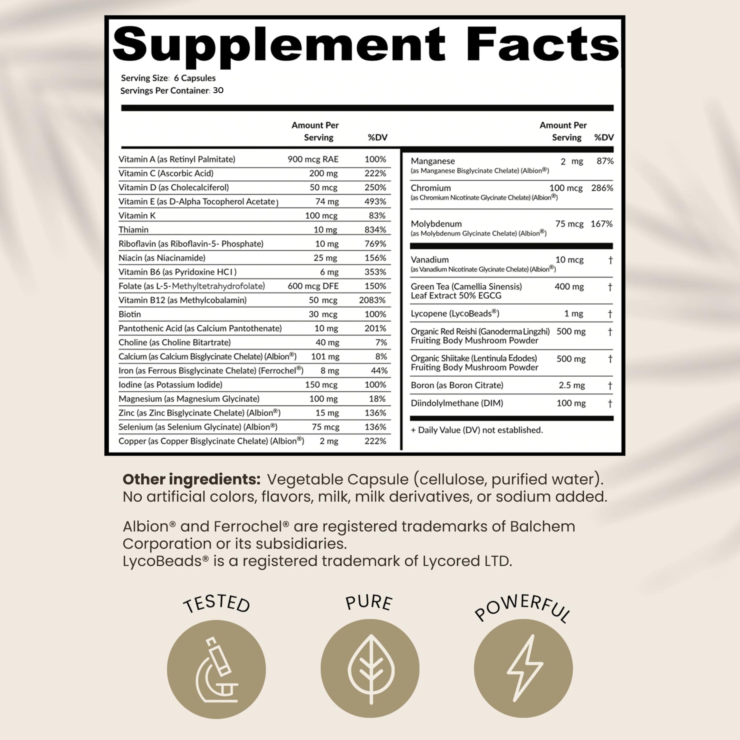 HPD Rx ONE Immunity Boost Multivitamin Supplements for Women and Men | Advanced Immunity Defense Support | Helps Immune Response | 1-Month Supply, 180 Capsules, Pack of 1
