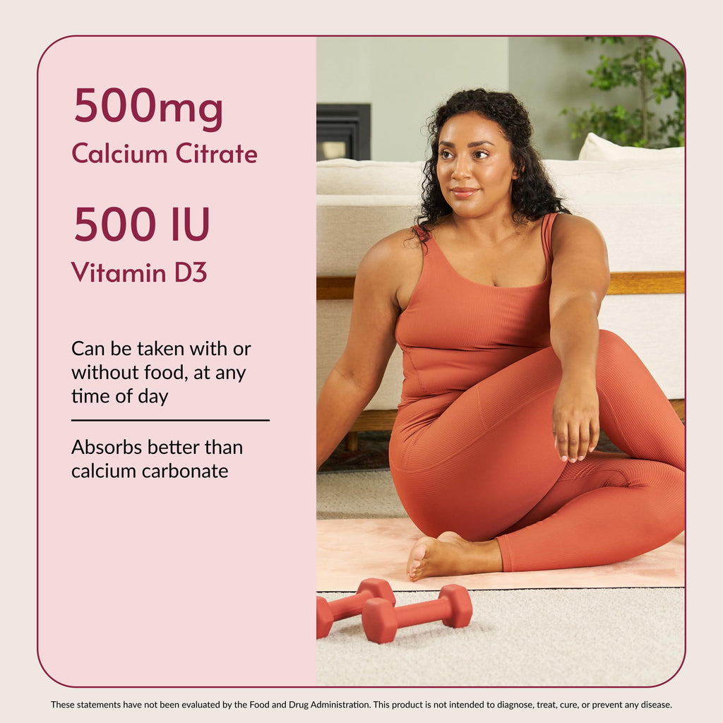Bariatric Advantage Calcium Citrate Chewy Bites 500 mg - Highly Absorbable & Digestible - Vitamin D3 - Easily Chewable Calcium Supplement - Raspberry Flavor - 90 Count