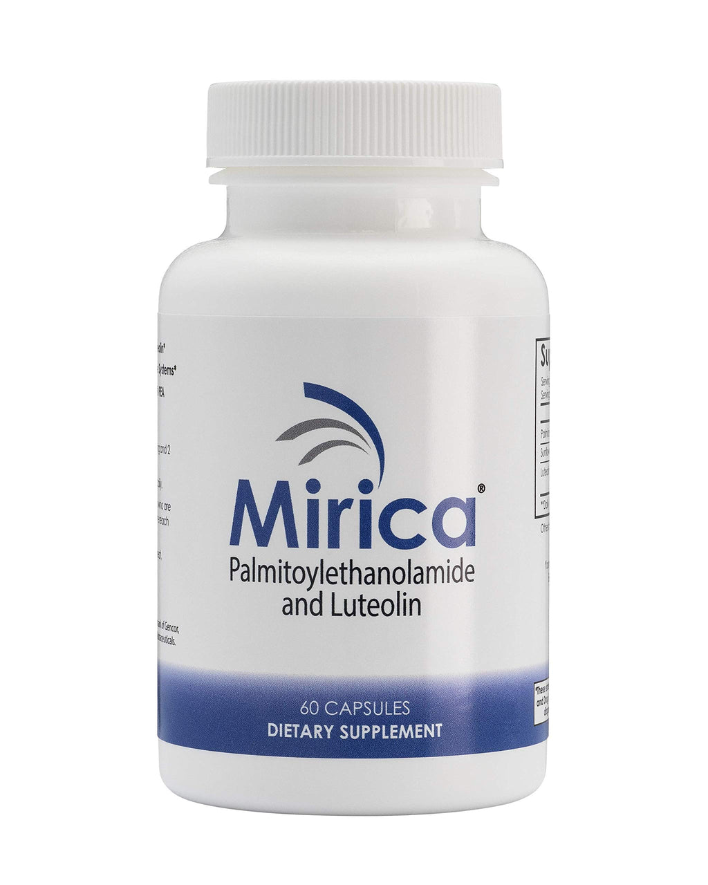 Mirica® - Pea (Palmitoylethanolamide) and Luteolin - Immune & Nervous System Support Supplement - 60 ct