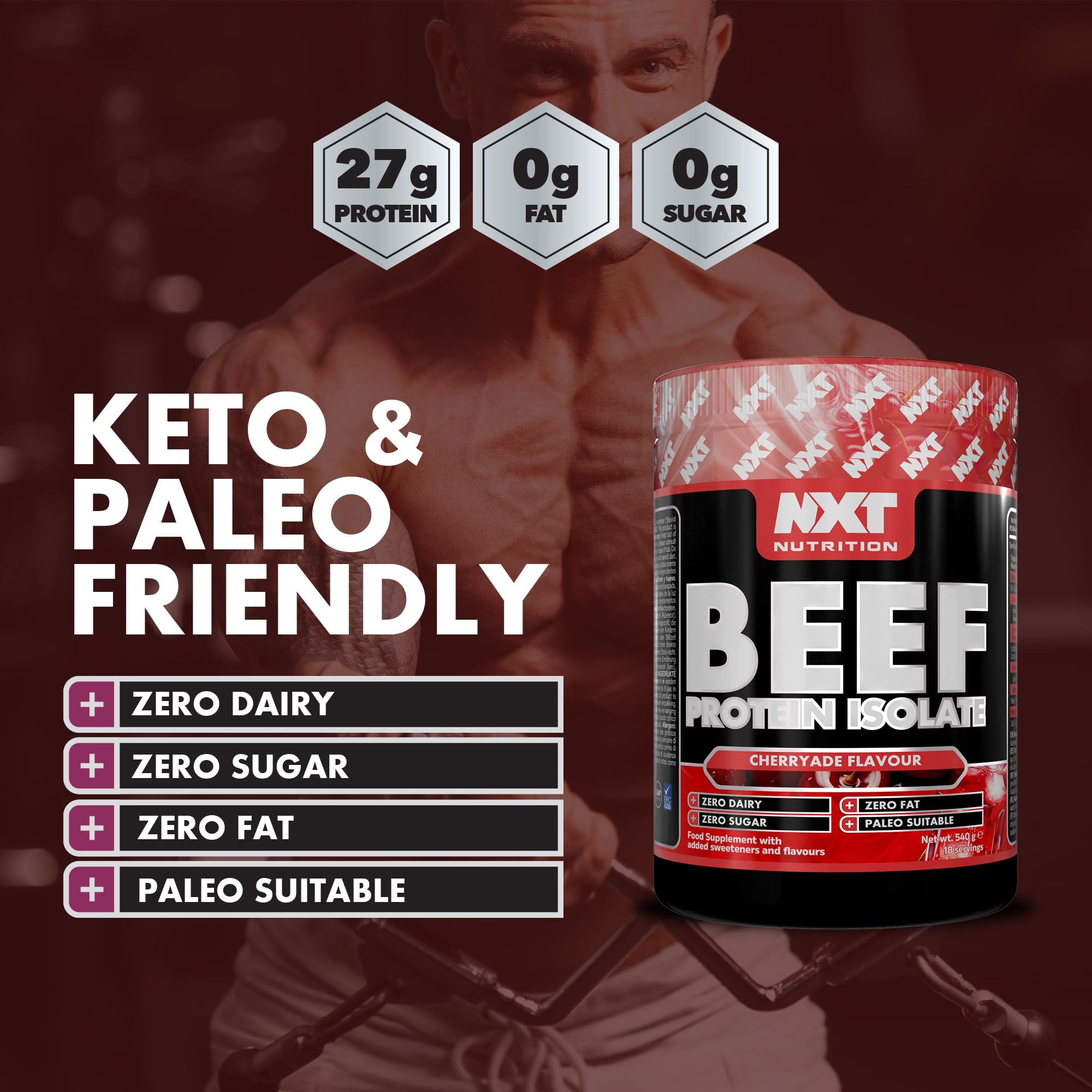 Beef Protein Isolate 540g
