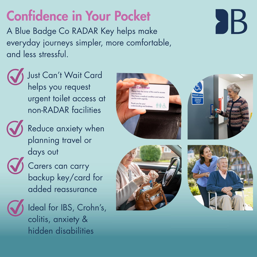 Blue Badge Co Genuine NKS Radar Key for Disabled Toilets