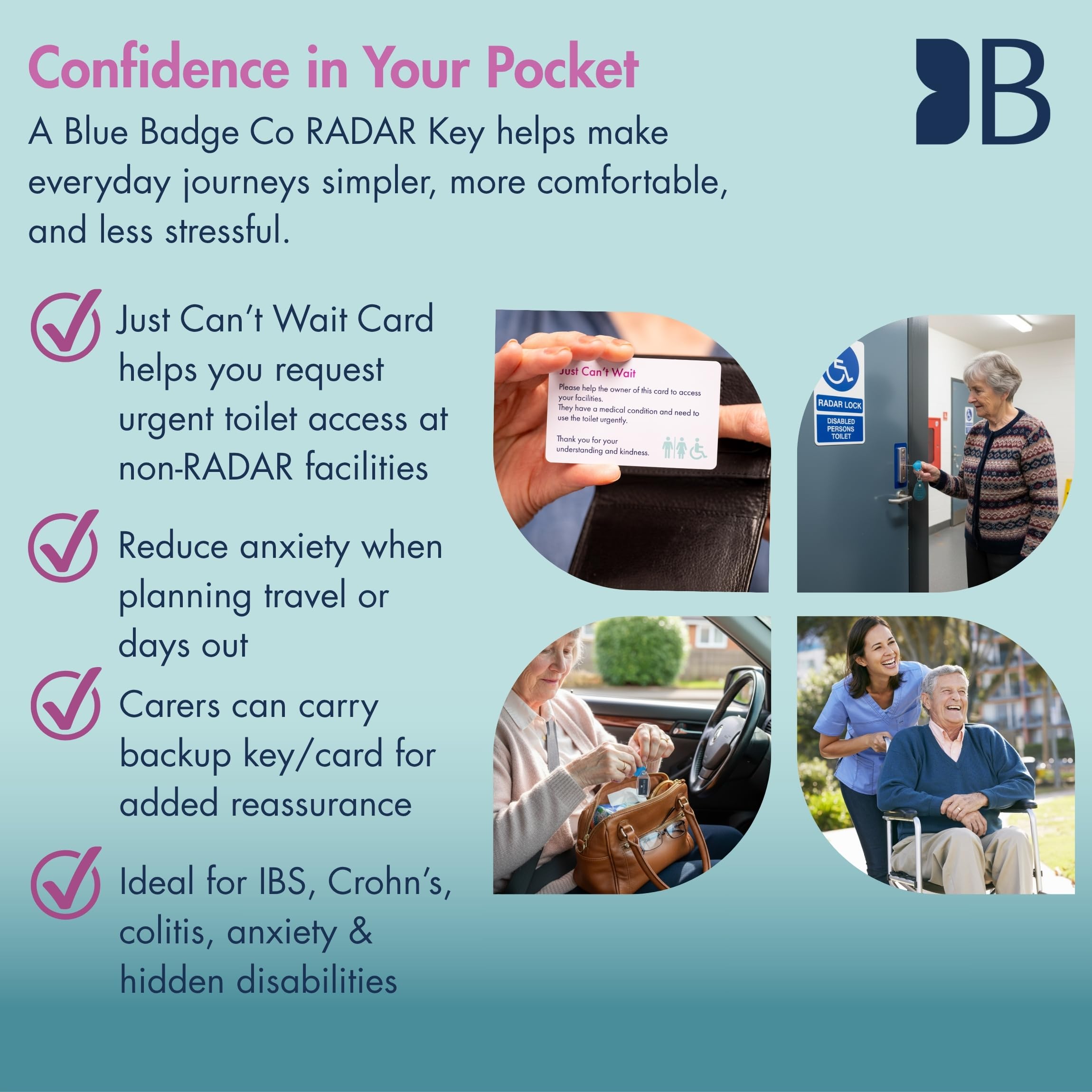 Blue Badge Co Genuine NKS Radar Key for Disabled Toilets
