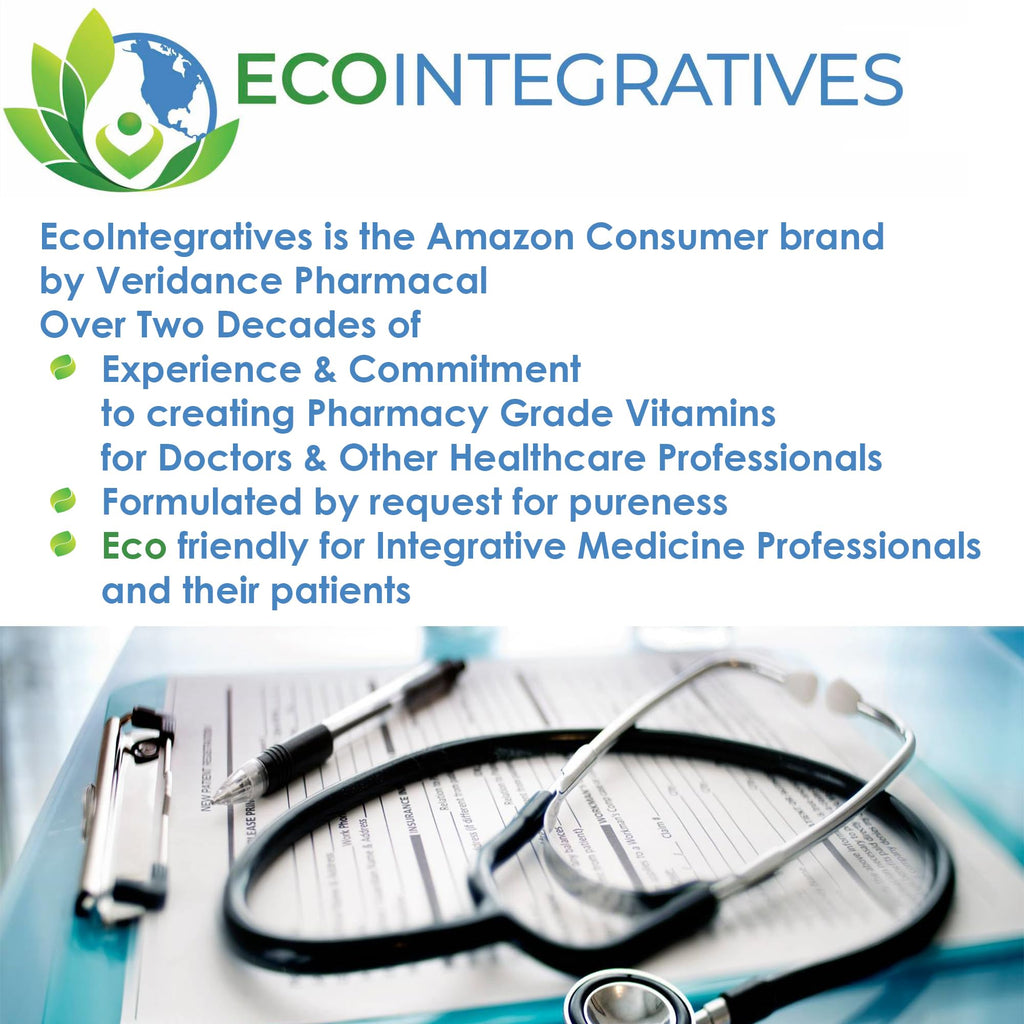 EcoIntegratives Silymarin 300 – Standardized Milk Thistle Extract with Silybin 300 mg – Liver and Kidney Health, Liver Detox and Cleanse, Antioxidants – Vegan - 180 Vegetable Capsules