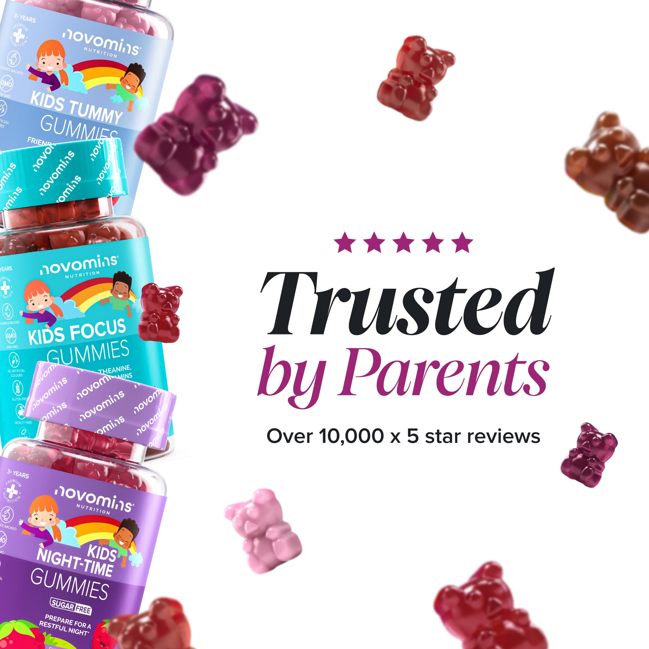 Vitamin B12 for Kids | 30 Gummies | Vitamin B Complex | Novomins