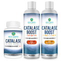 Best Earth Naturals Catalase Formula Starter Set with 60 Capsules of Catalase 10,000 Shampoo 8 Ounces and Conditioner 8 Ounces