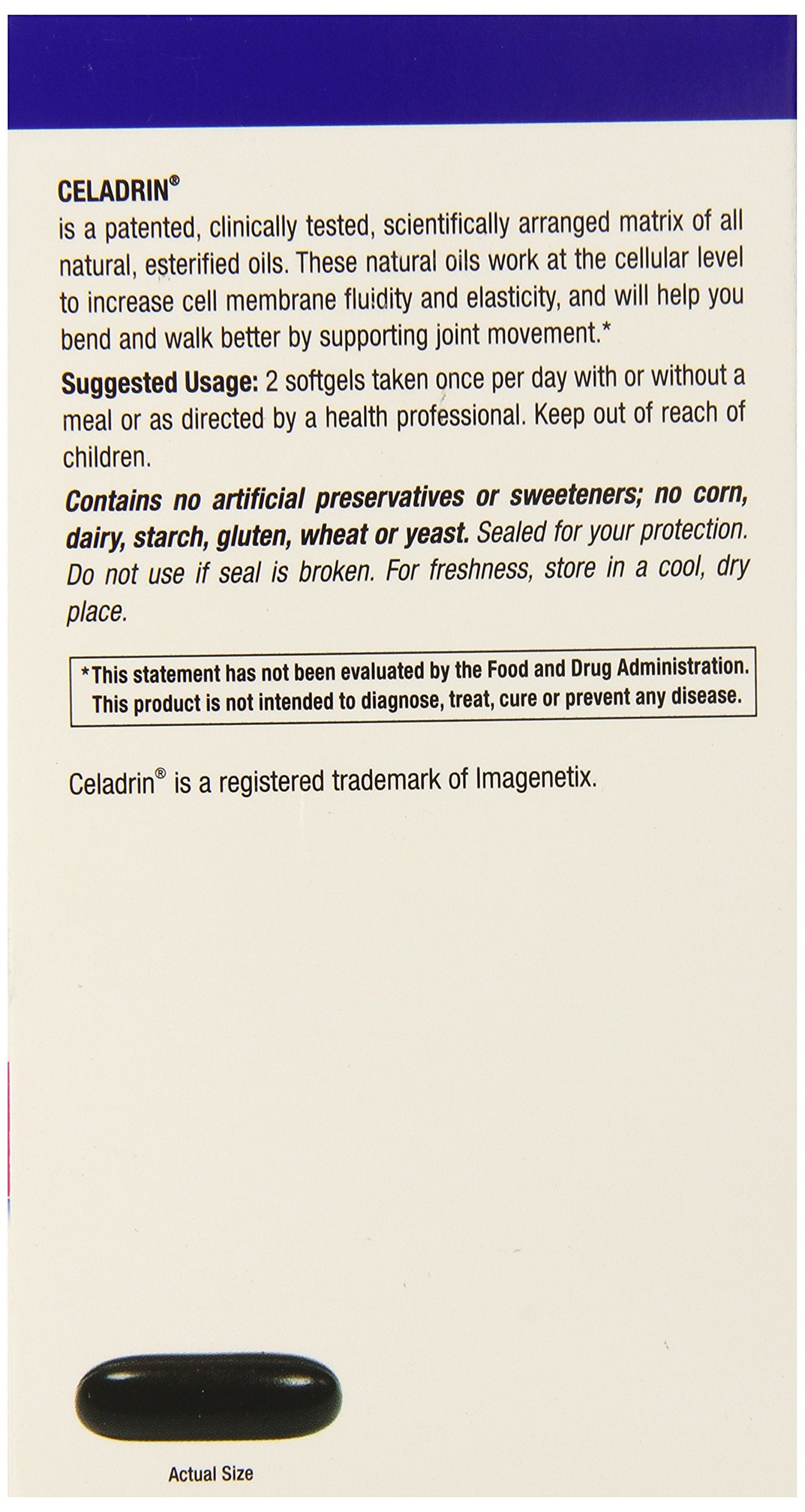 Celadrin® Advanced Joint Health 1050 Mg, 180 Softgels Fast, Long Lasting Joint Comfort
