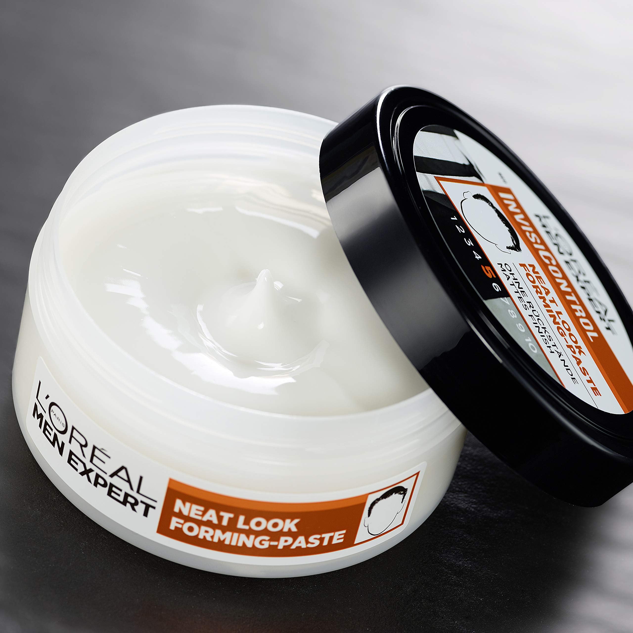 L'Oréal Men Expert InvisiControl Neat Look Forming Paste, for Nourished & Natural Styles, Can be Modelled as You Like Without Gluing, 150 ml