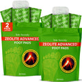 Sole Serenity Foot Pads - Zeolite Mineral, Ginger Root, Wormwood, Bamboo Vinegar, Foot Spa for Achy Feet (2 Pack)