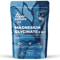 Magnesium Glycinate 5-in-1 Complex Formulated by PhD Expert High Strength 1900mg Supplements as Bisglycinate, Malate, Citrate, Oxide & Vitamin B6-90 GMO Free Capsules, 384mg Elemental, UK Made (90)