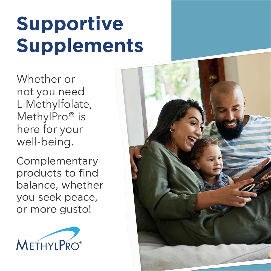 MethylPro Multivitamin + L-Methylfolate 15 mg - Supports a Healthy Mindset - Vitamins A, C, D3, E & More - Active Folate for Methylation Support & Biochemical Reactions - 30 Servings - 30 Capsules