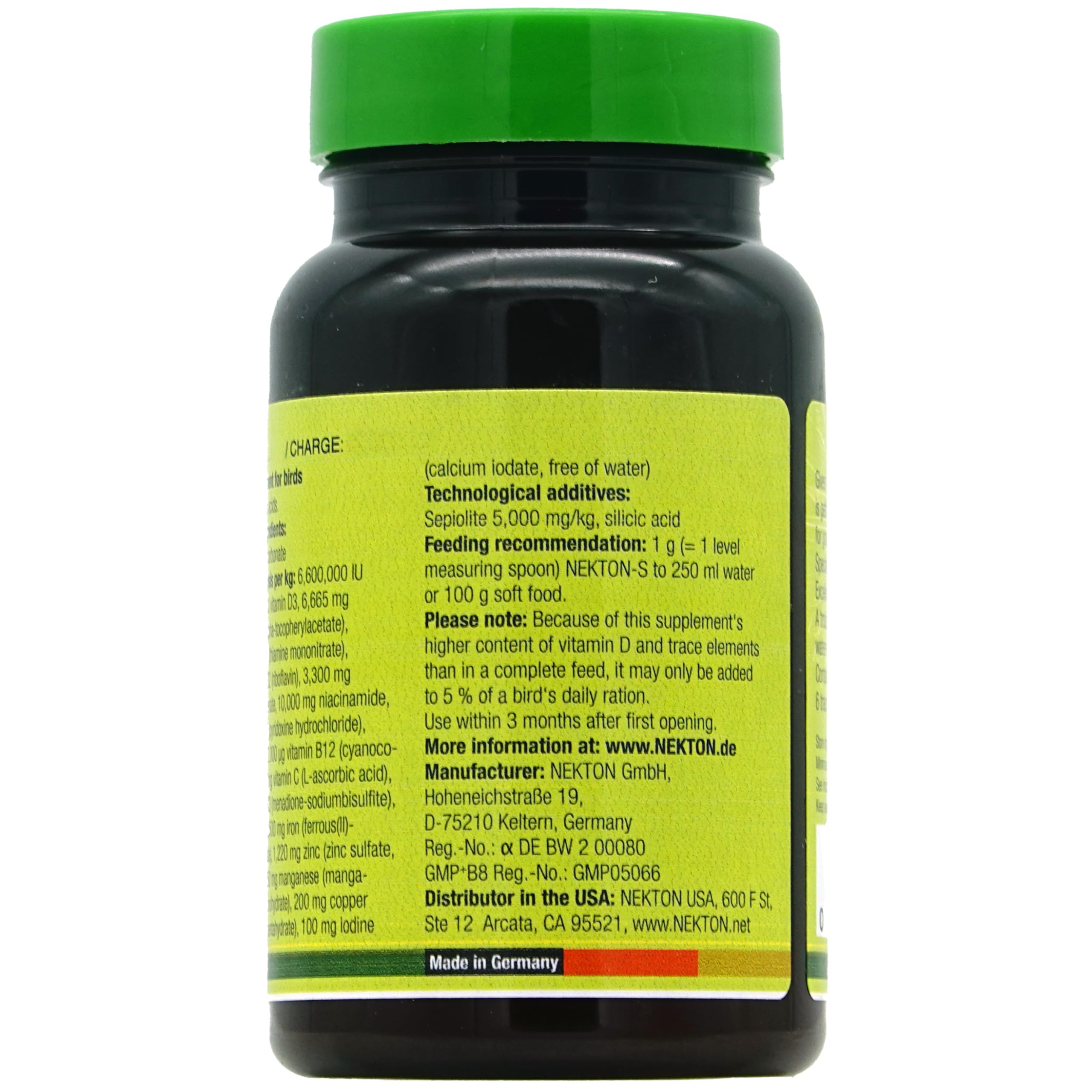 Nekton-S Multi-Vitamin for Birds, 75gm, (2.65 ounce)