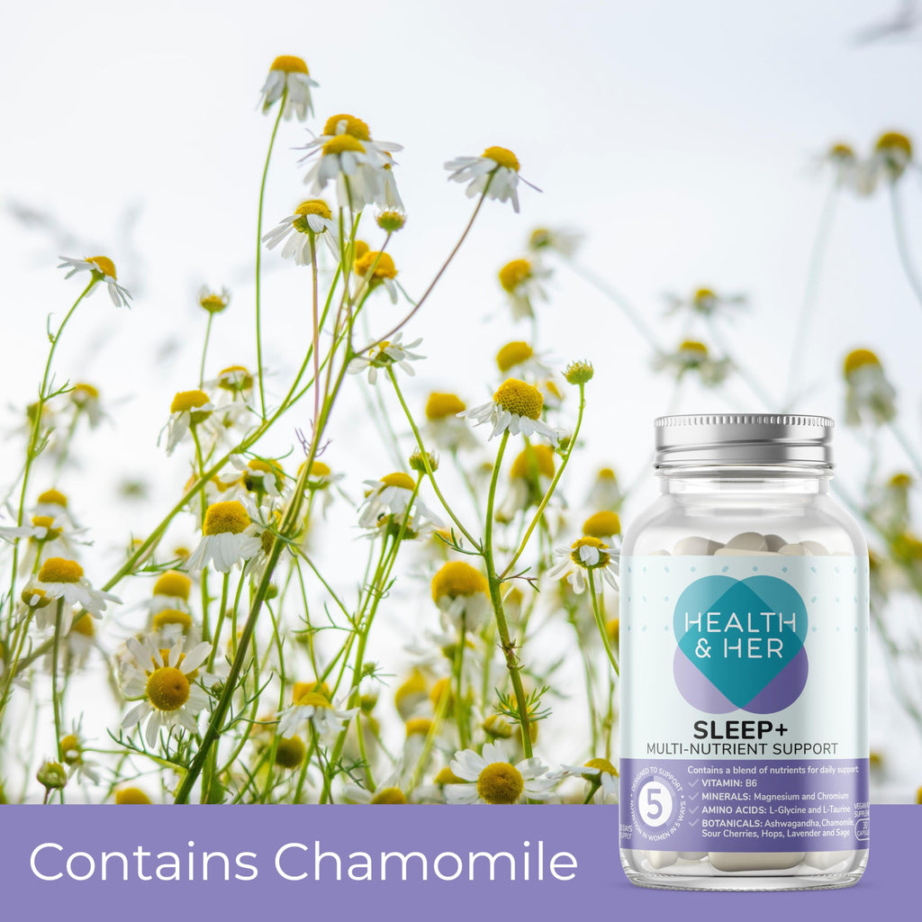 Health & Her Sleep+ Women's Supplement, Vegan, 60-Day Supply