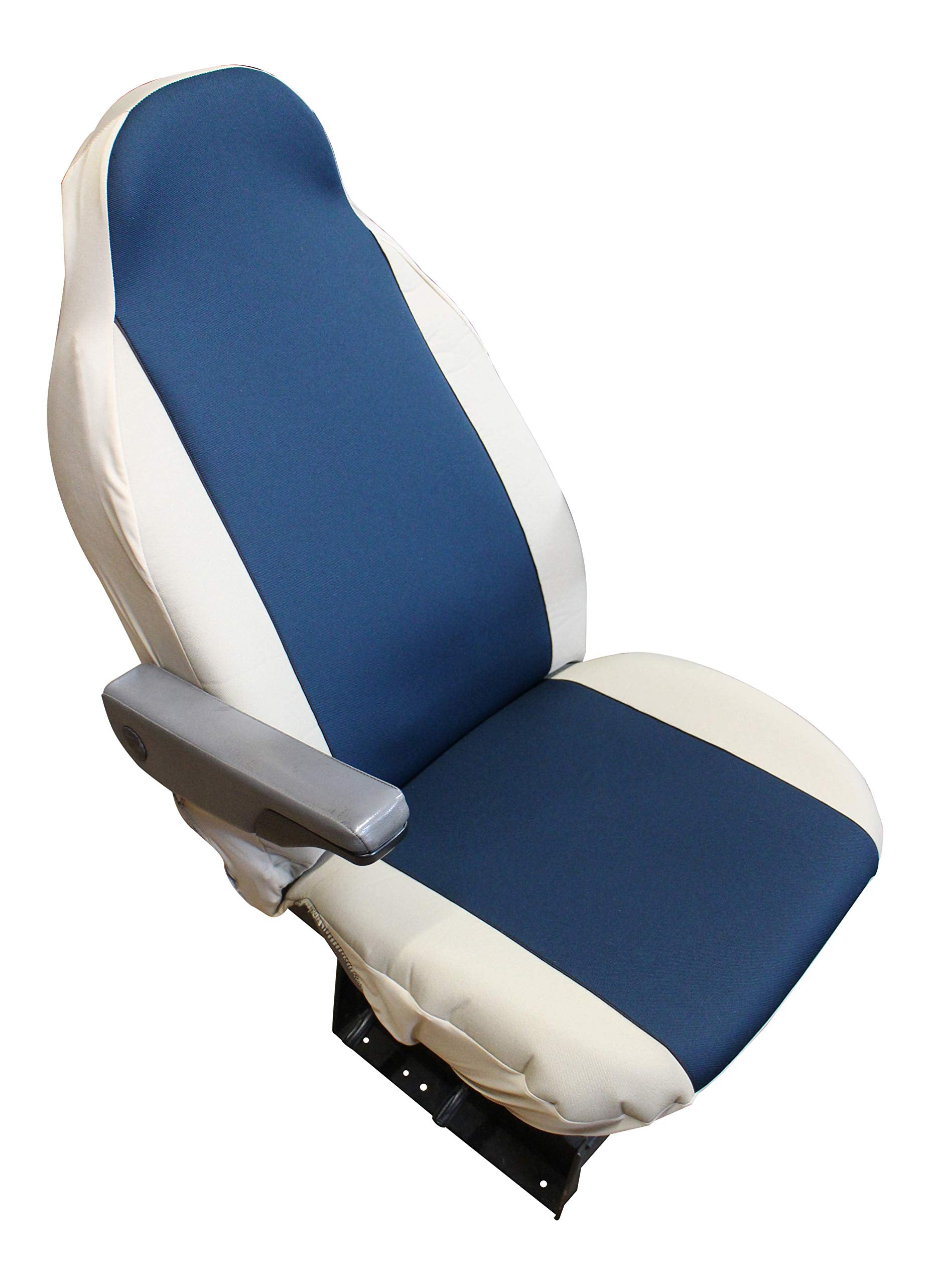 Carseatcover-UK Luxury MOTORHOME Seat Covers[UNIVERSAL FIT] [CHOICE OF 10 FABRICS] (Jelly Blue)