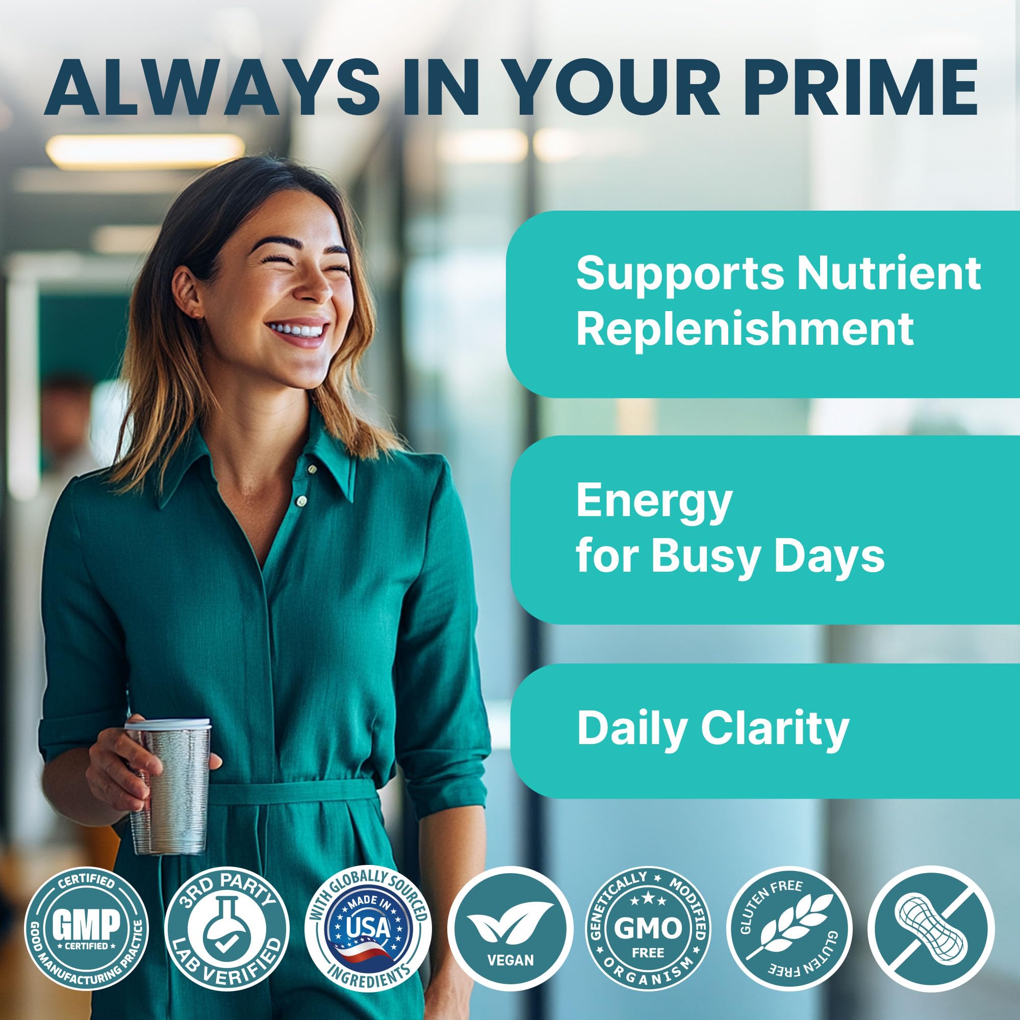 4-in-1 Calcium Supplements for Women and Men - Calcium with Vitamin D3 K2 5000 IU Supplement, 601mg per Serving for Heart, Bones & Body Defenses - Gluten-Free, Vegan-Friendly (240 ct)
