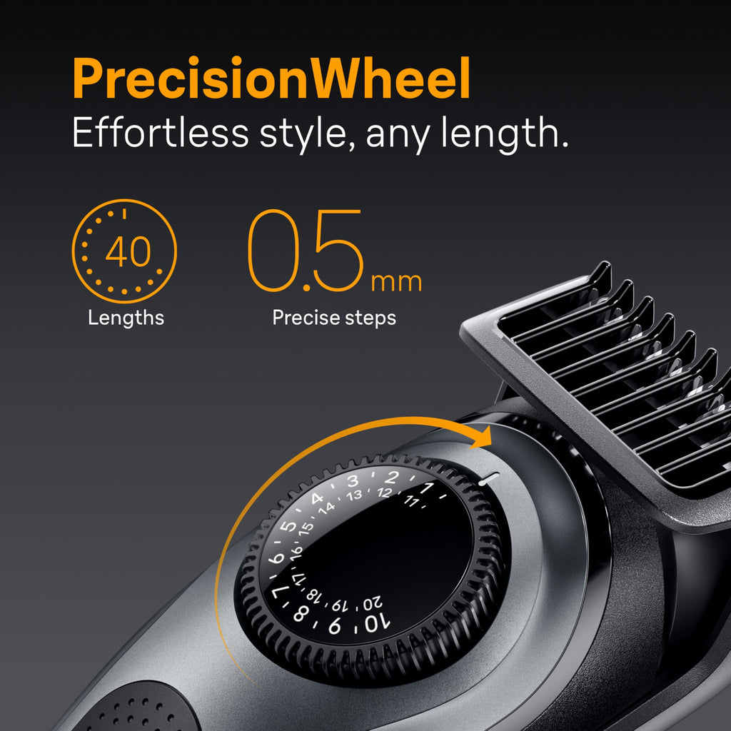 Braun All-in-One Style Kit Series 5 5480, 8-in-1 Trimmer for Men with Beard Trimmer, Body Trimmer for Manscaping, Hair Clippers & More, Ultra-Sharp Blade, 40 Length Settings, Waterproof
