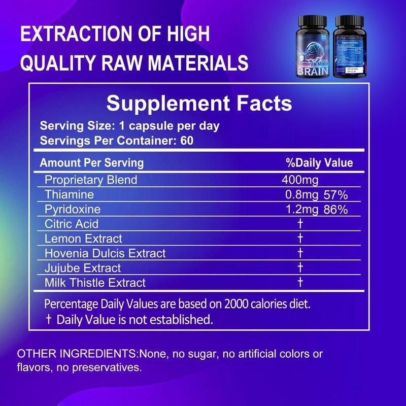 ROYAVITA plus Memory and Concentration Brain Supplement