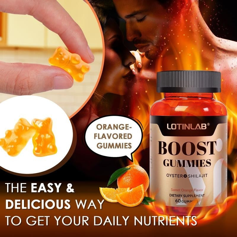 LOTINLAB BOOST GUMMY - Daily Dietary Supplement for Strength with Vitamin B3, Oy