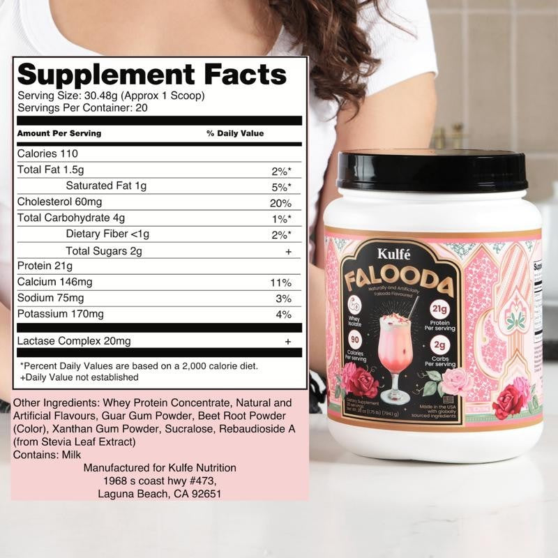 KULFE Falooda Whey Isolate Protein Powder