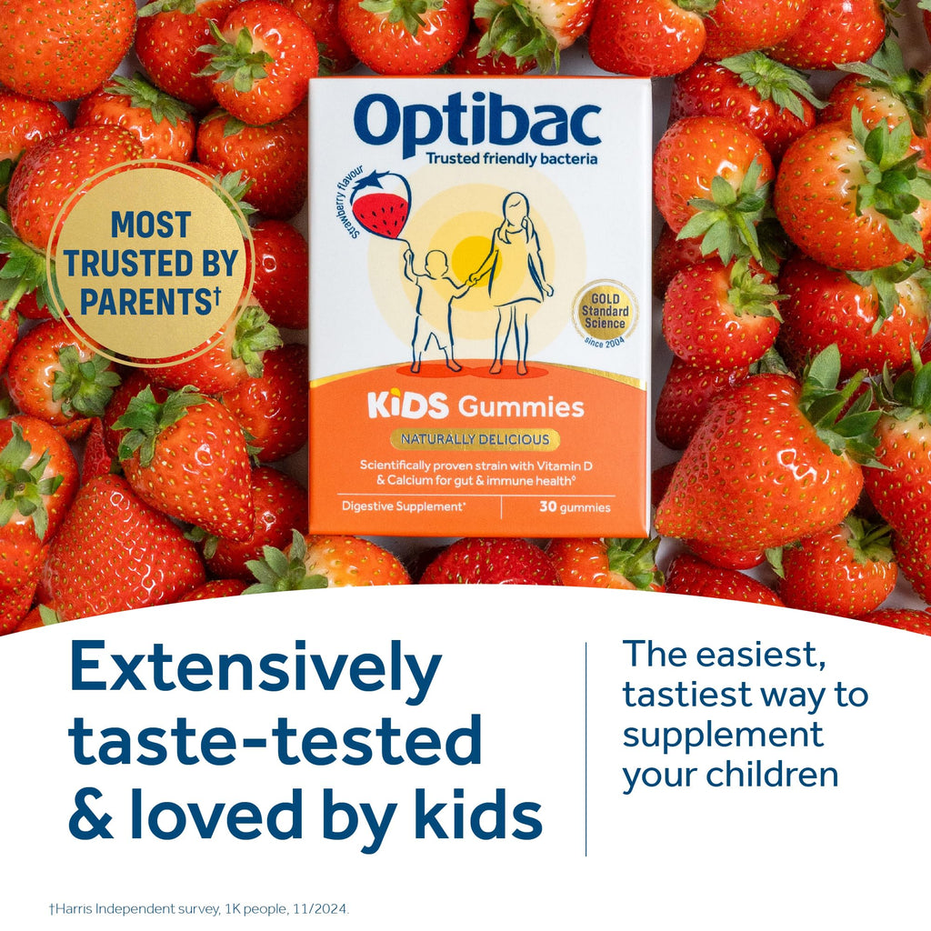 Optibac Kids Gummies - Friendly Bacteria for Kids - 60 Vegan Gummies
