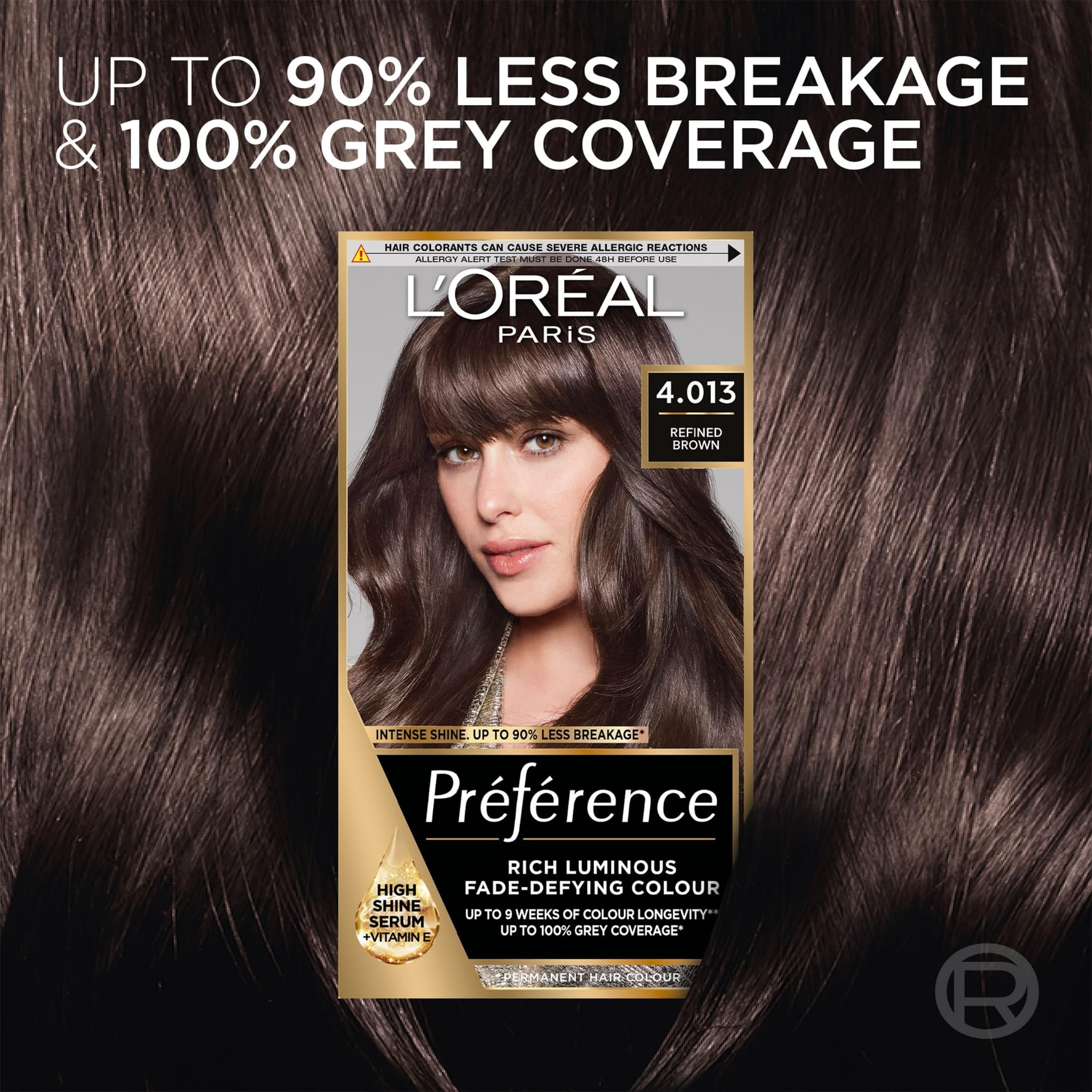 L'Oreal Paris Preference Permanent Luminous Hair Colour, 4.013 Paris
