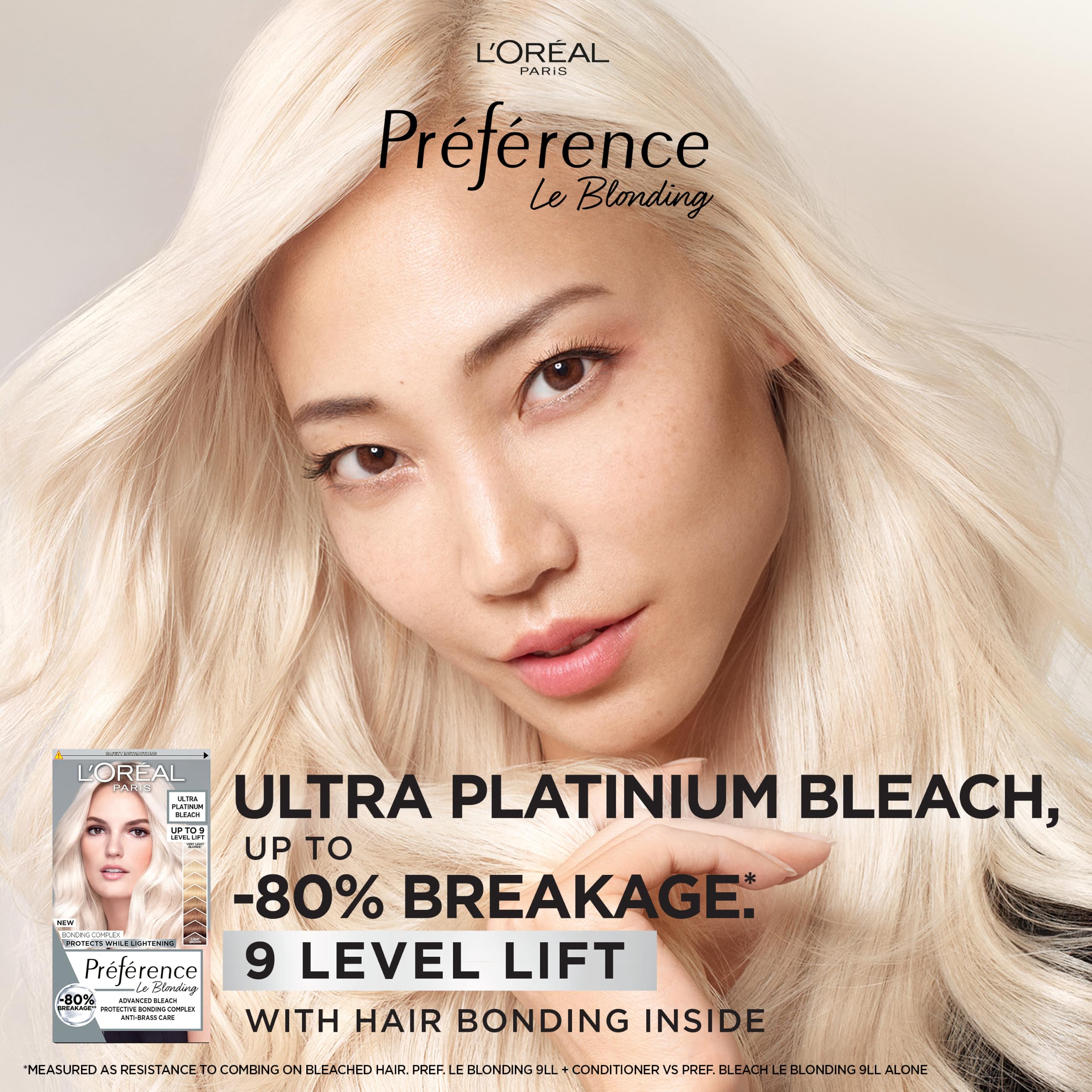 L'Oreal Paris Preference Permanent Luminous Hair Colour, Ultra Platinum