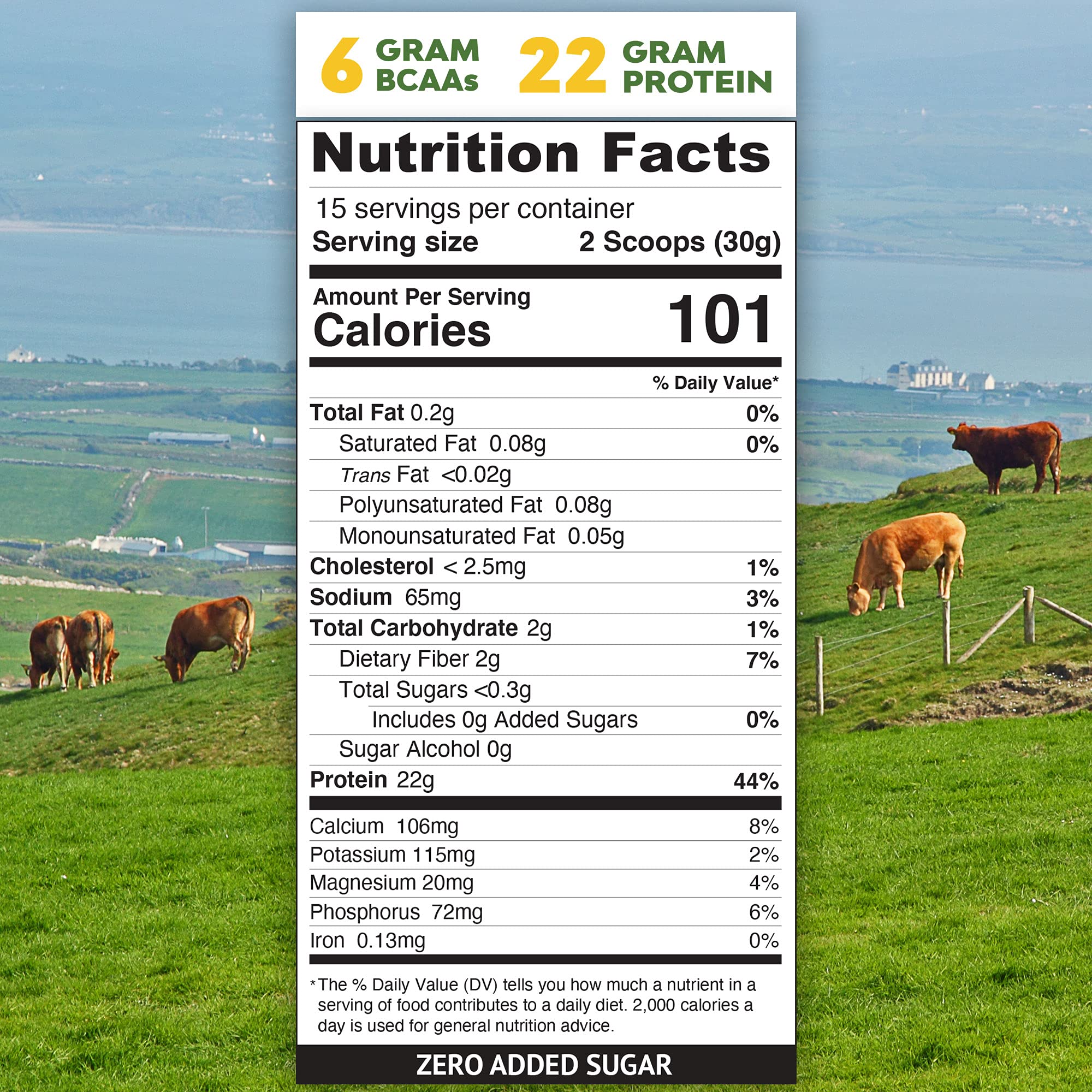 MariGold Grass-fed Whey Protein Isolate Powder - Creamy Vanilla Flavor - 1 Lb Bag | 100% Pure, Cold-Processed, Micro-Filtered, Undenatured, Non-GMO, rBGH Free, Soy Free, Gluten Free, Lactose Free