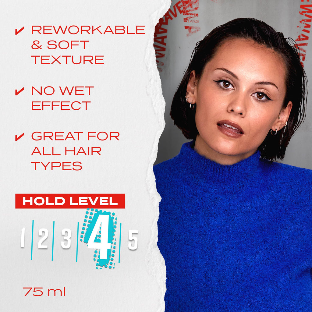 Wella Professionals Shockwaves Messy Matt Clay, 75ml