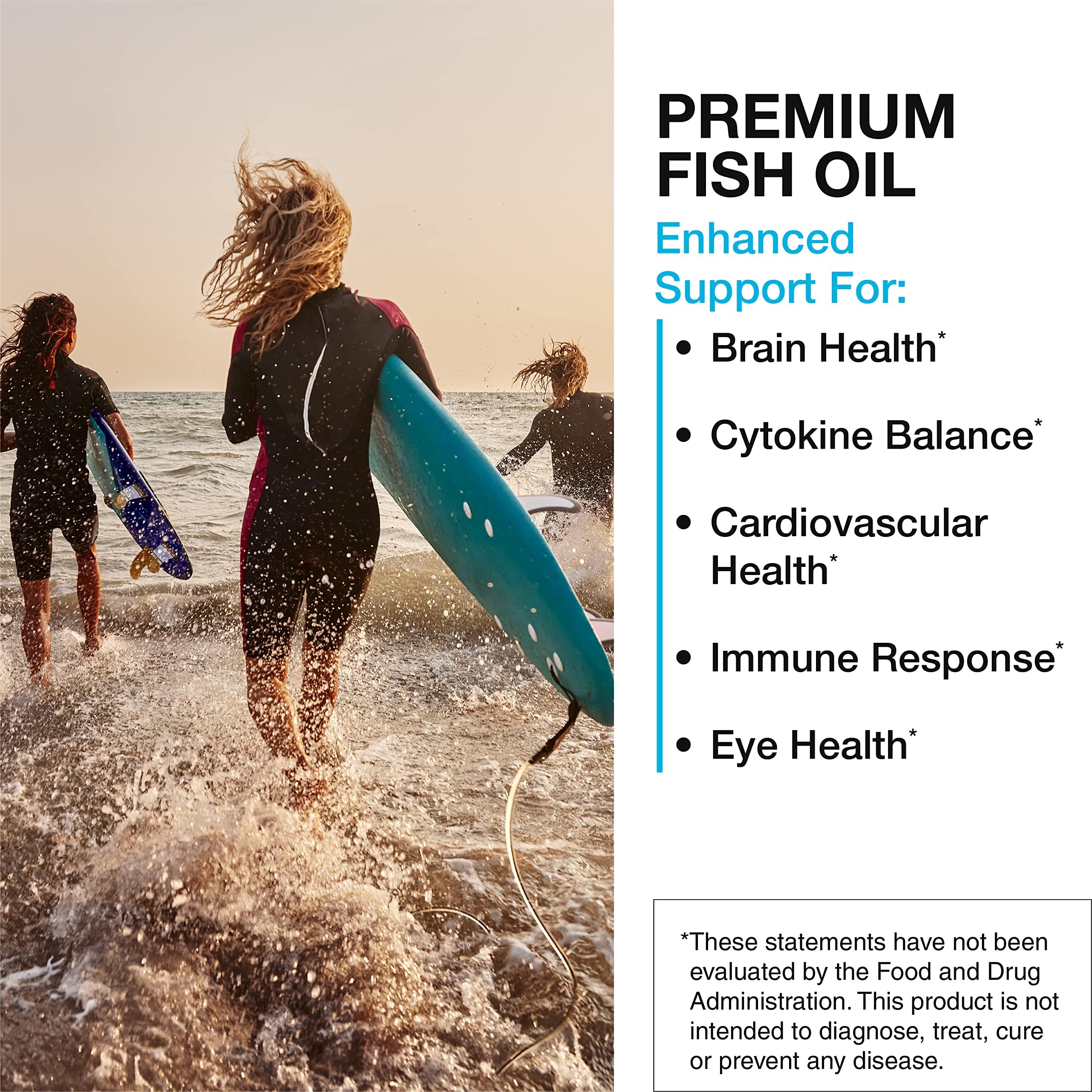 XYMOGEN Omega MonoPure 650 EC - Heart & Brain Support - DHA & EPA Omega-3 Fish Oil - Monoglyceride High Absorption Softgels - Enteric Coated - 60 Softgels