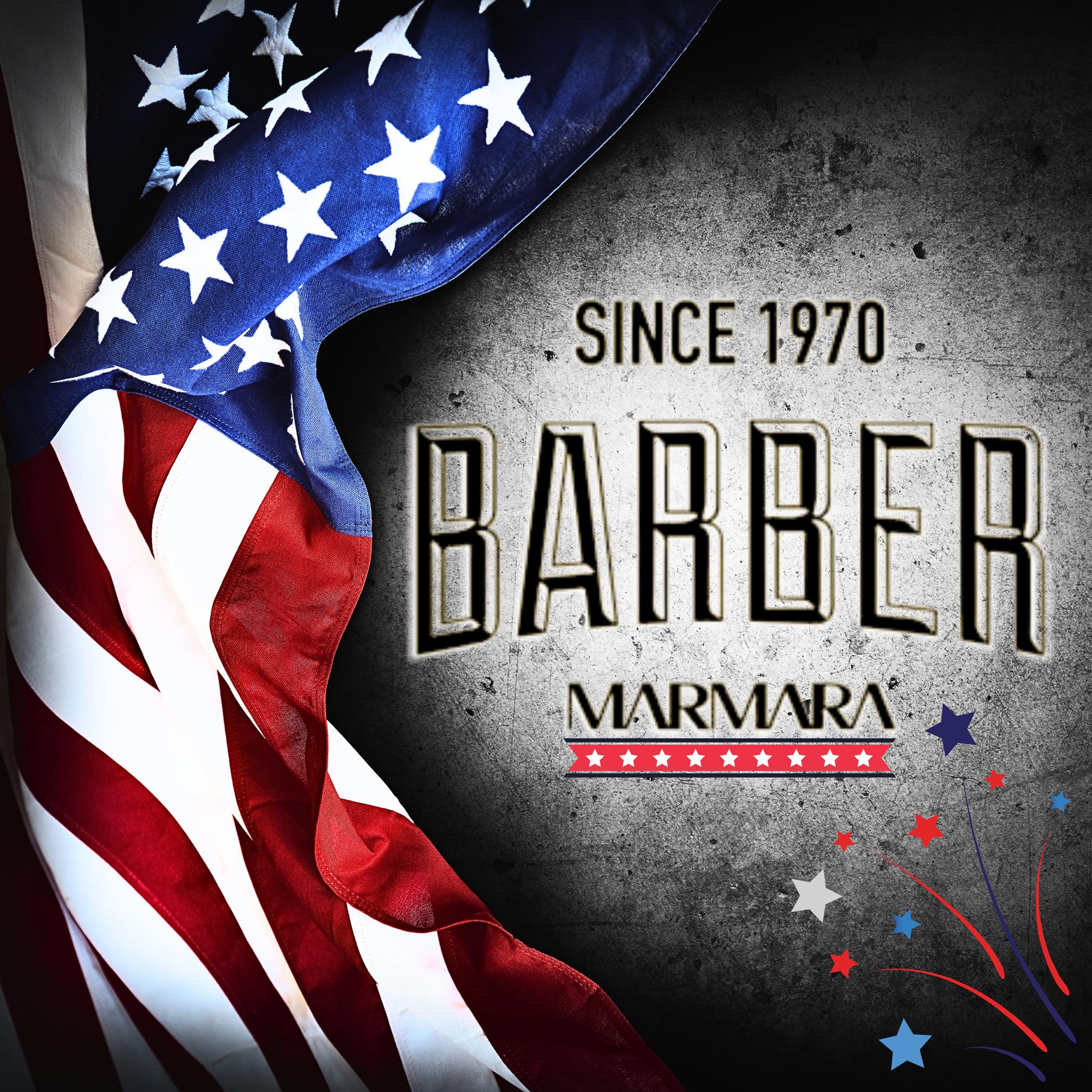 Marmara Barber Cologne - Best Choice of Barbers and Traditional Shaving Fans No:2 Series (Ball Pump Atomiser + 500ml x 2 Bottles)