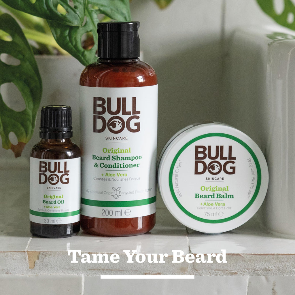 BULLDOG SKINCARE Original Beard Wax for Men, With Aloe Vera, 50g
