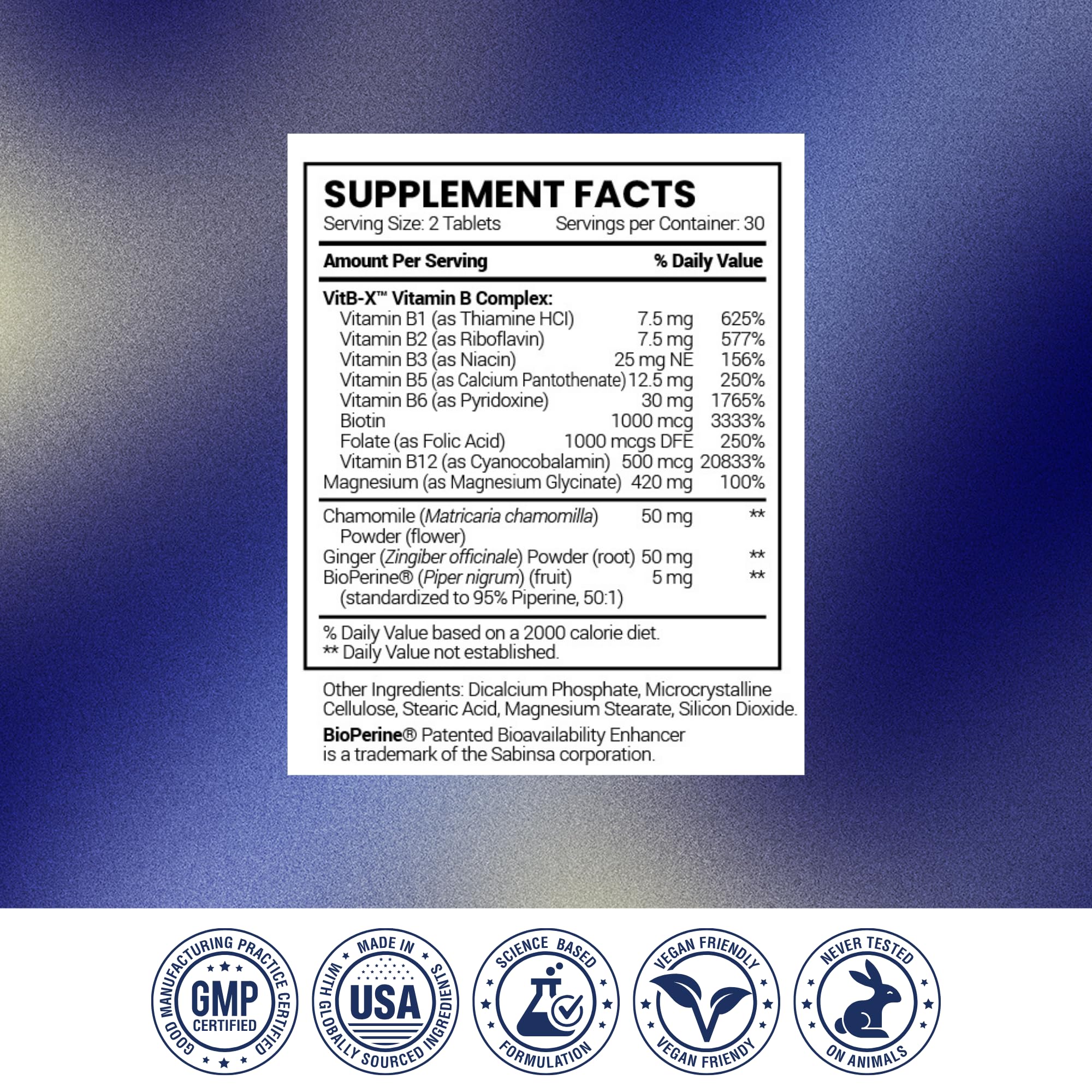 Research Verified Leg Cramps - Magnesium, B Vitamins, Ginger, Chamomile, BioPerine - Circulation Support - Vegan - 180 Capsules, 3 Month Supply