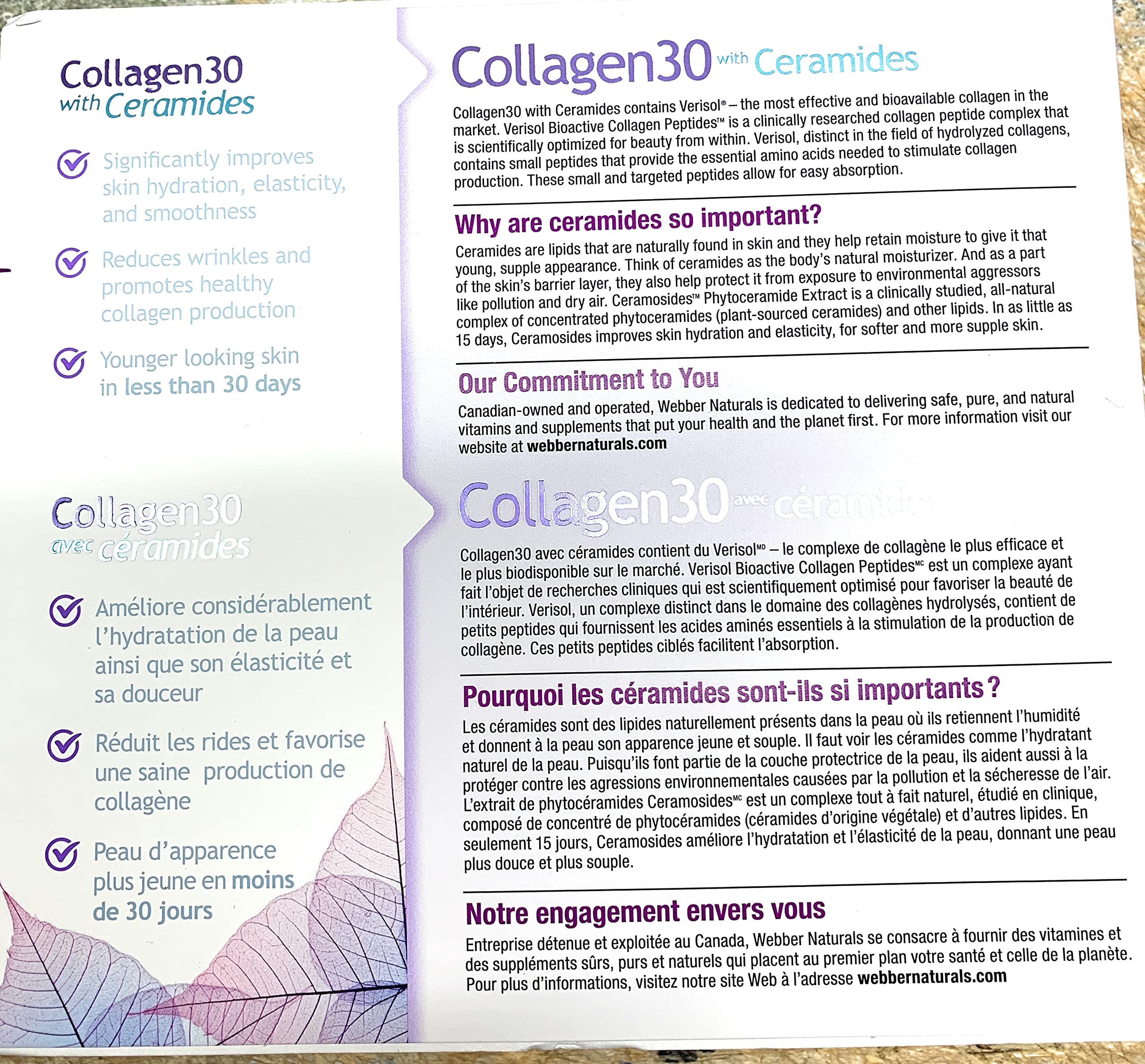 Webber Naturals Collagen 30 with Biotin and Ceramides, 200 Tablets