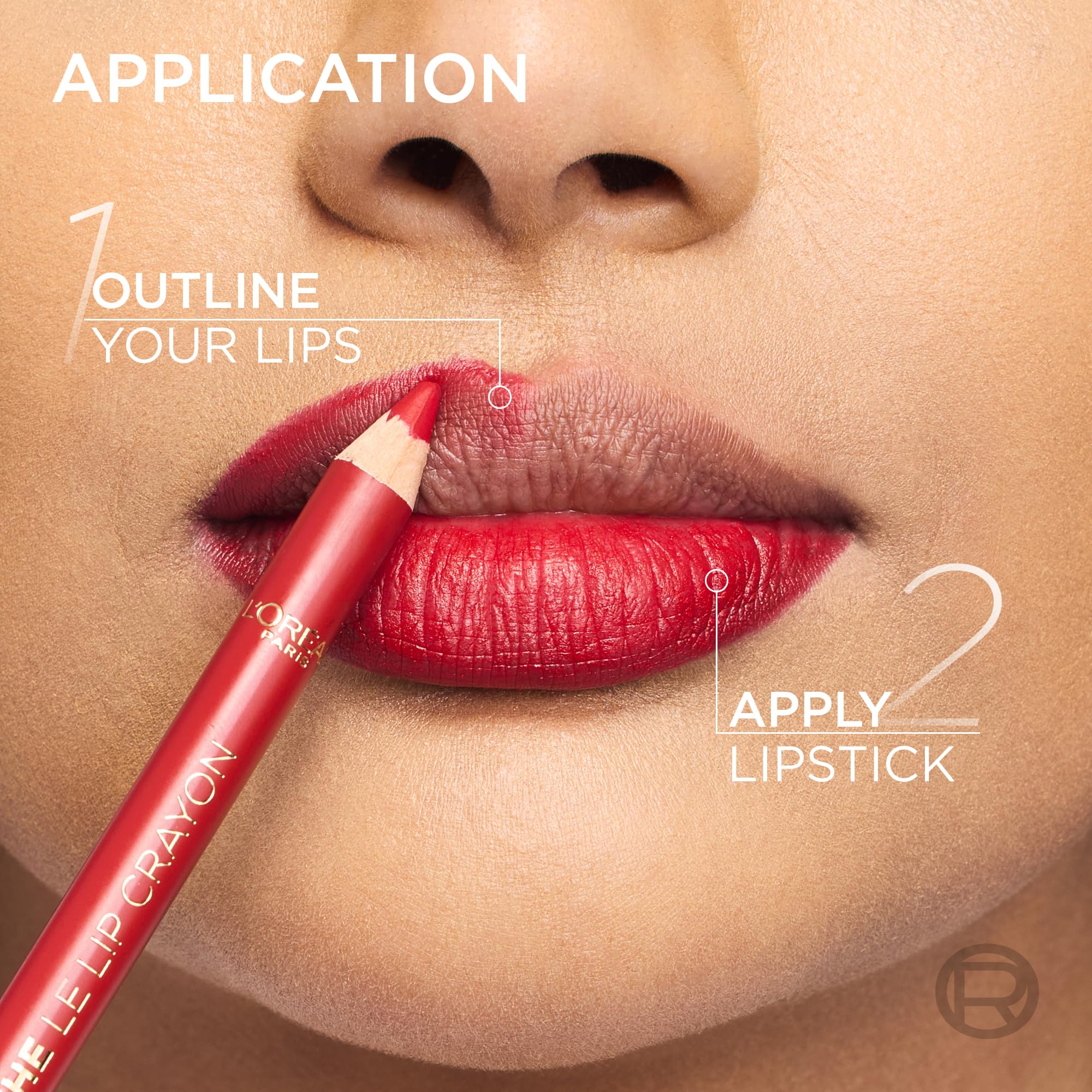 L'Oréal Paris Lip Liner Color Riche Couture Precision 300 Le Rouge Paris