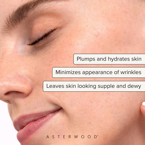 Asterwood Pure Hyaluronic Acid Serum for Face - Plumping, Anti-Aging, Hydrating - Fragrance-Free - 8 Fl Oz
