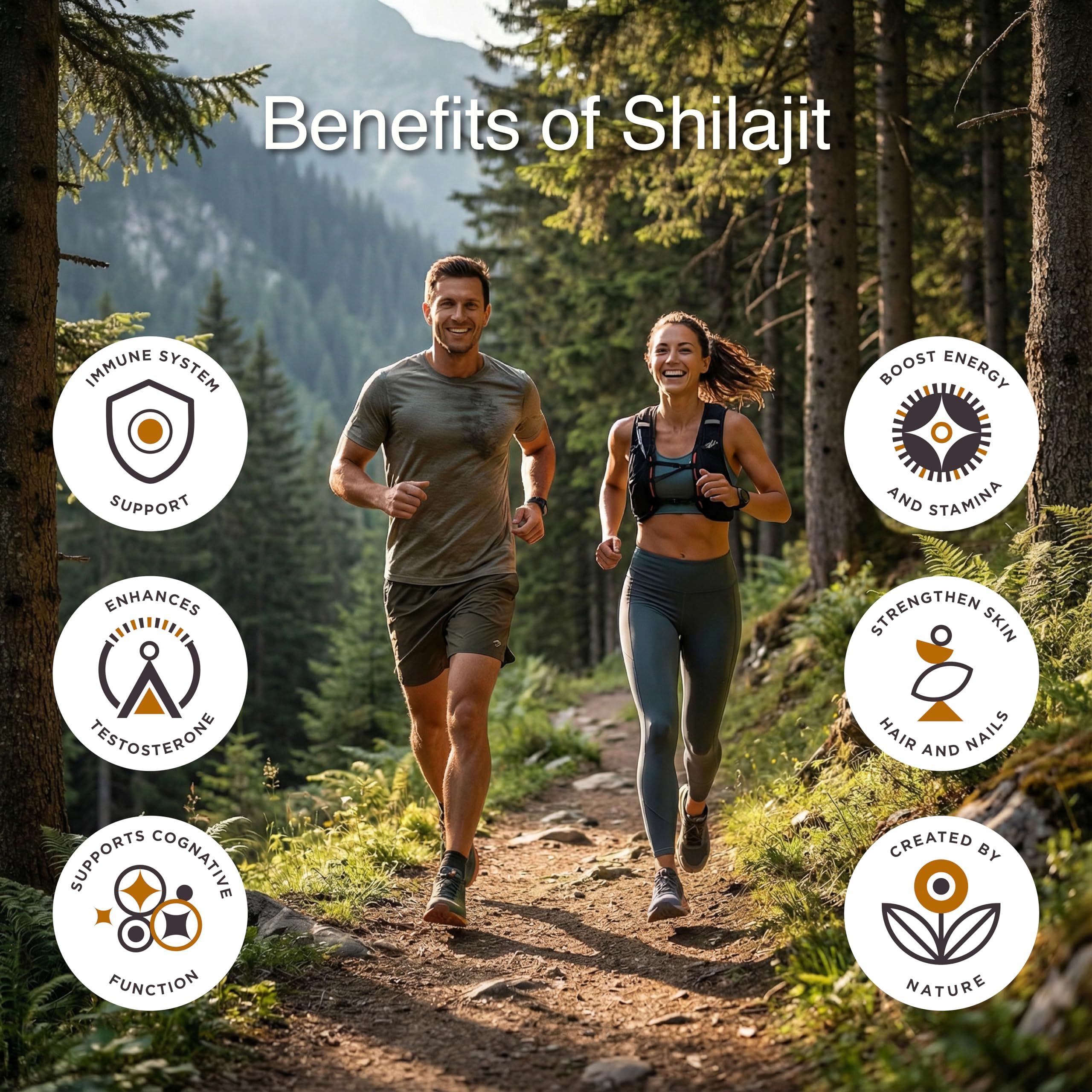 Sacred Summit Pure Altai Shilajit Tablets 200mg – Gold Grade, High Fulvic Acid, 85+ Trace Minerals, Natural Energy & Vitality Support – UK Made, Vegan, 120 Tablets