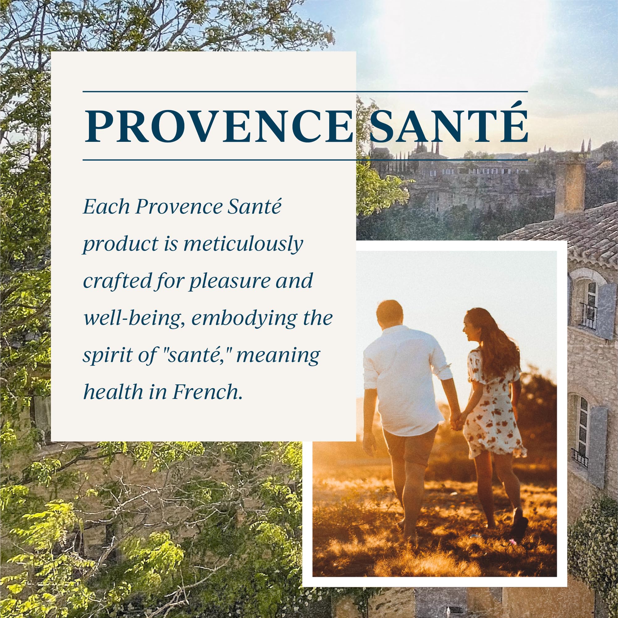 Provence Sante Eau de Toilette Spray - Luxury Long-Lasting Fragrance - Wild Rose Scent - Elegant Perfume Gift - Made in France - 3.5 Oz
